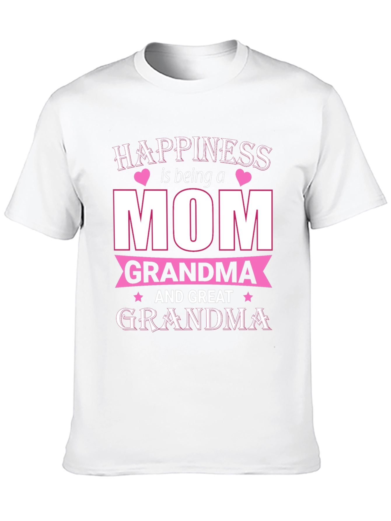Happiness is Being a Mom Grandma T-Shirt