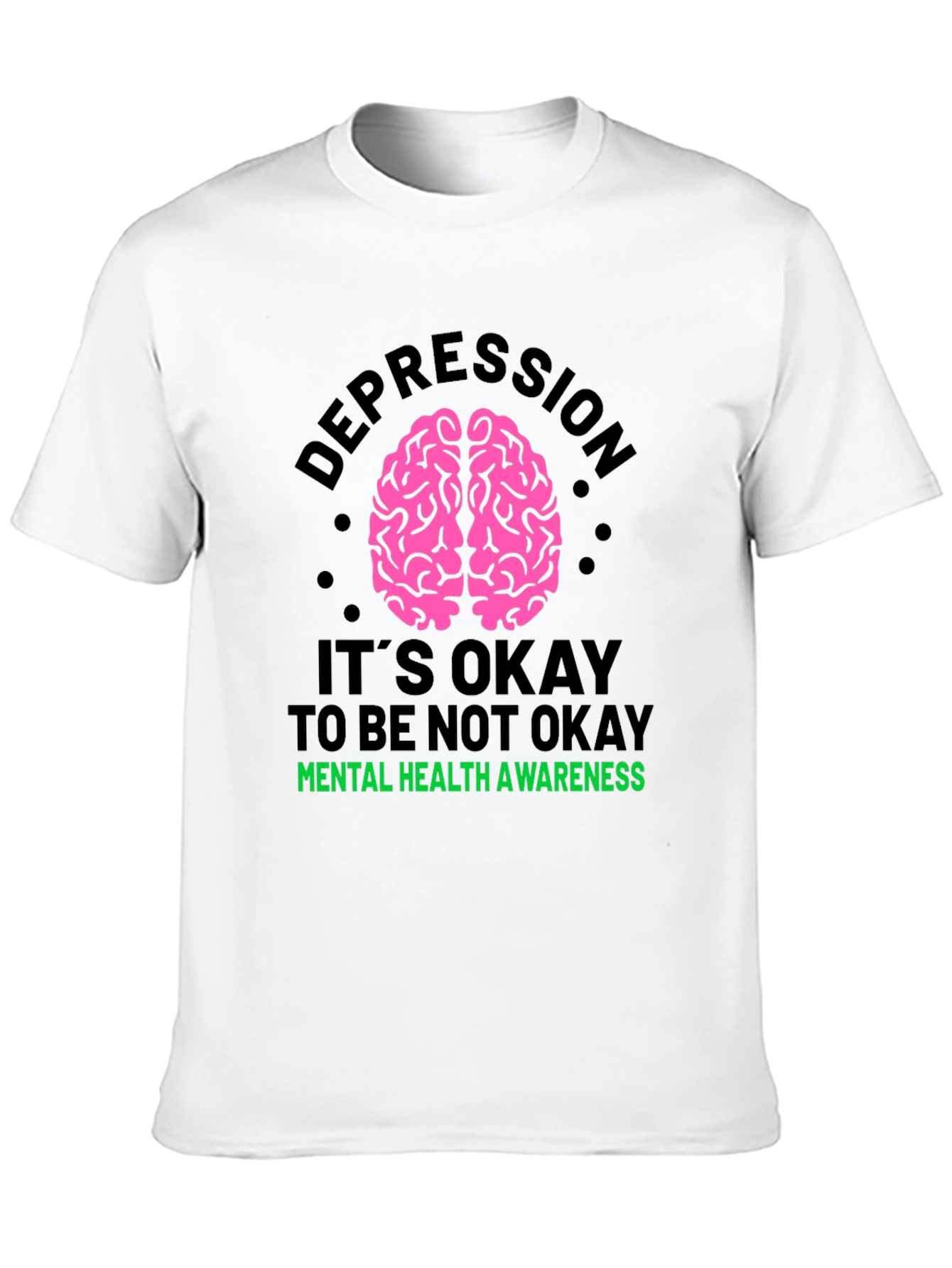 Depression Awareness Graphic T-Shirt - Mental Health Matters