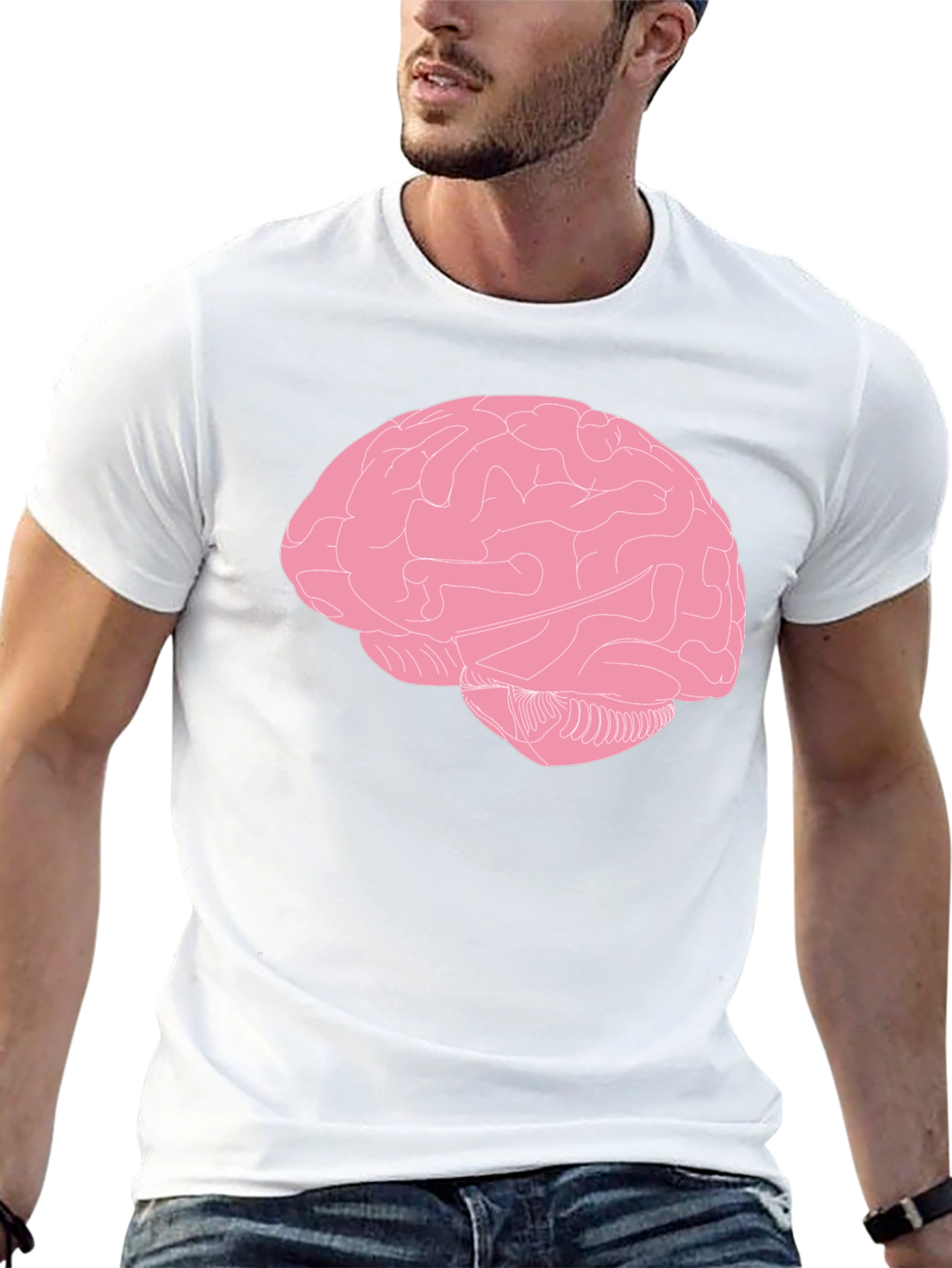 Brain Graphic T-Shirt - Smart & Stylish!