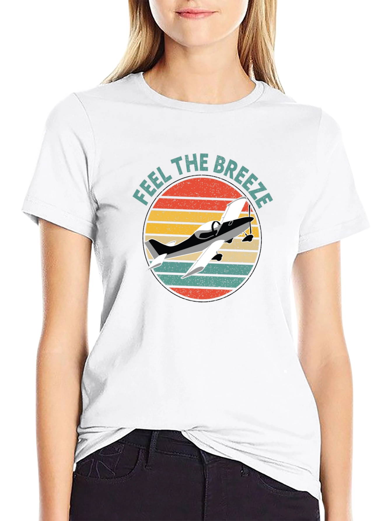 Feel the Breeze Airplane T-Shirt