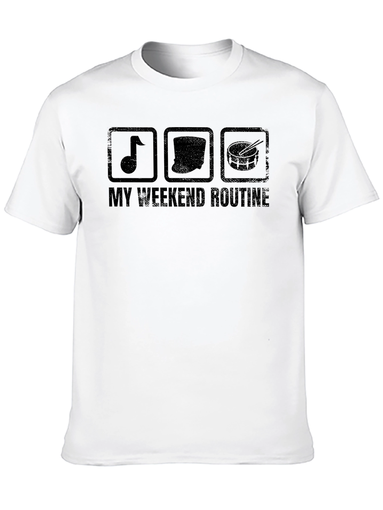 Music & Drumming Weekend Routine Graphic Tee