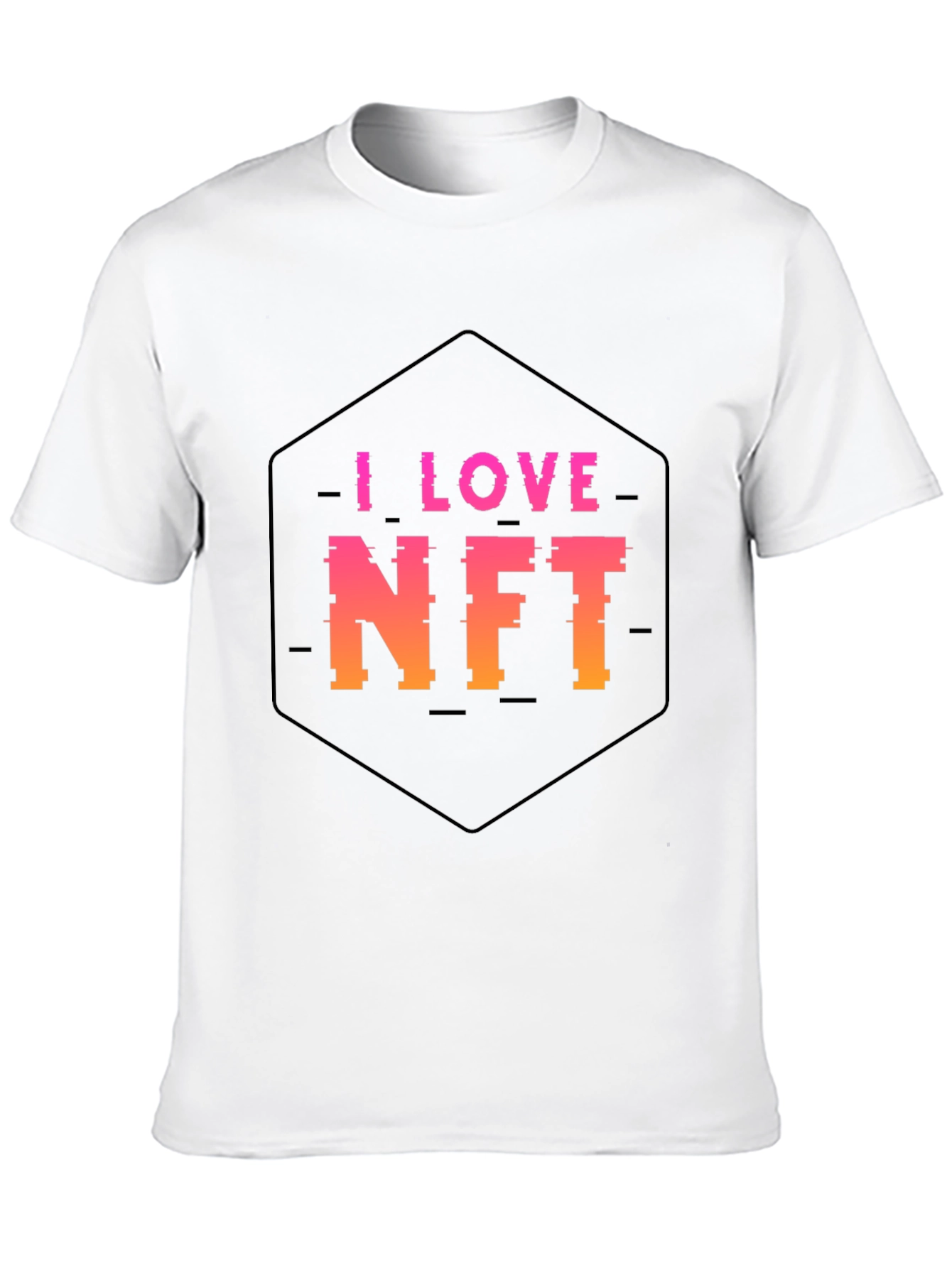 I Love NFT Black T-Shirt