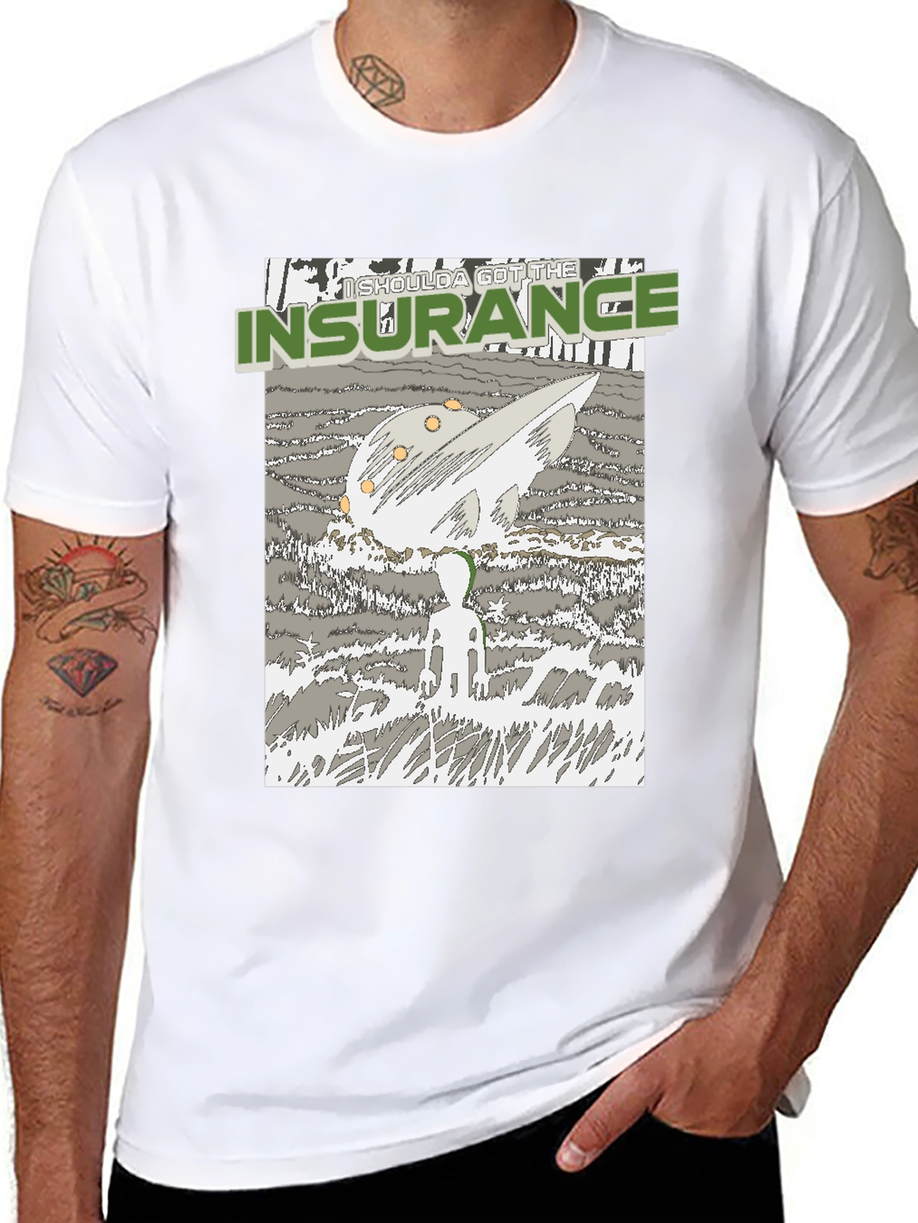 Insurance Humor Graphic Tee