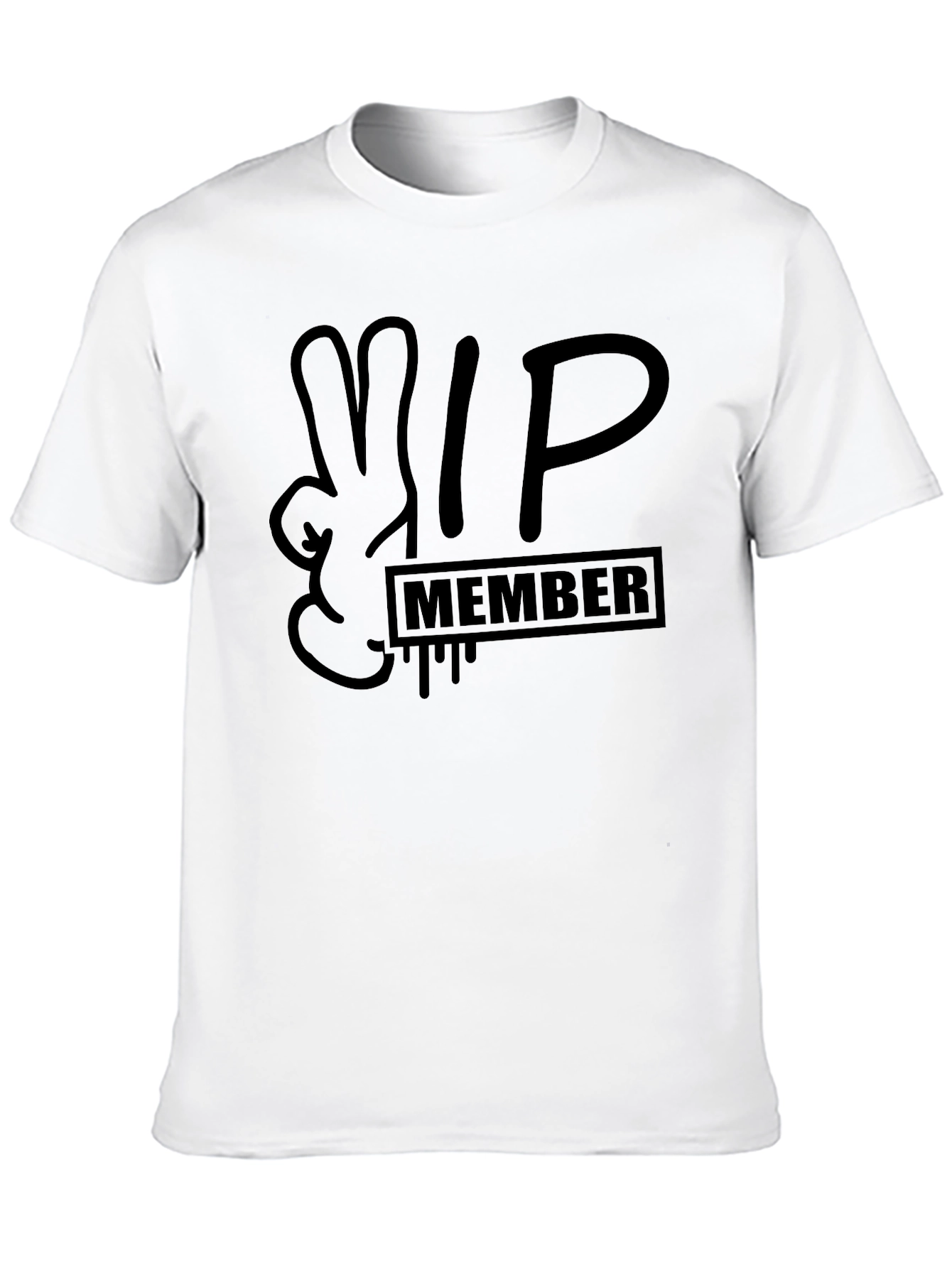 VIP Member Graphic Tee - Black T-Shirt