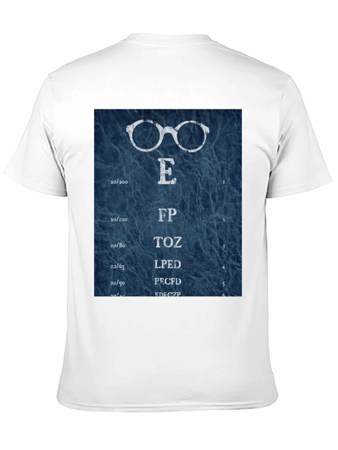 Eye Chart T-Shirt - Vision Test Novelty Tee