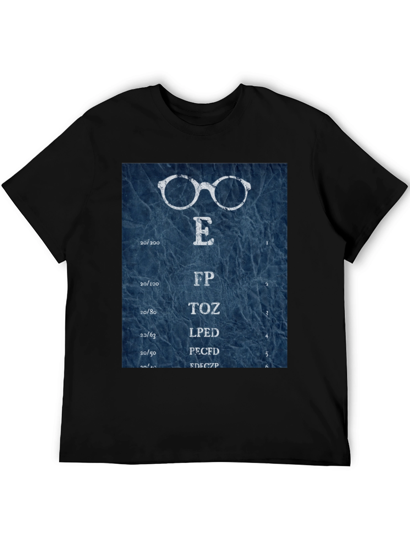 Eye Chart T-Shirt - Vision Test Novelty Tee