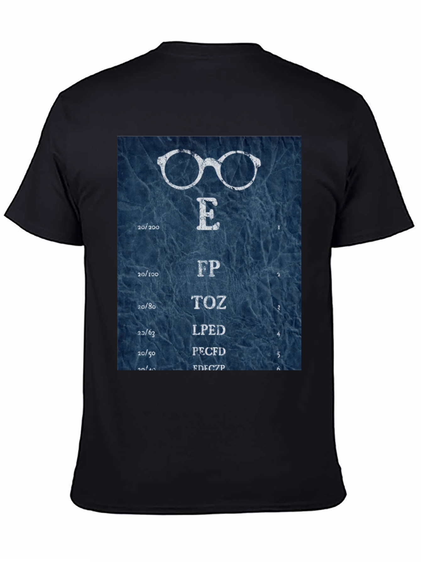 Eye Chart T-Shirt - Vision Test Novelty Tee