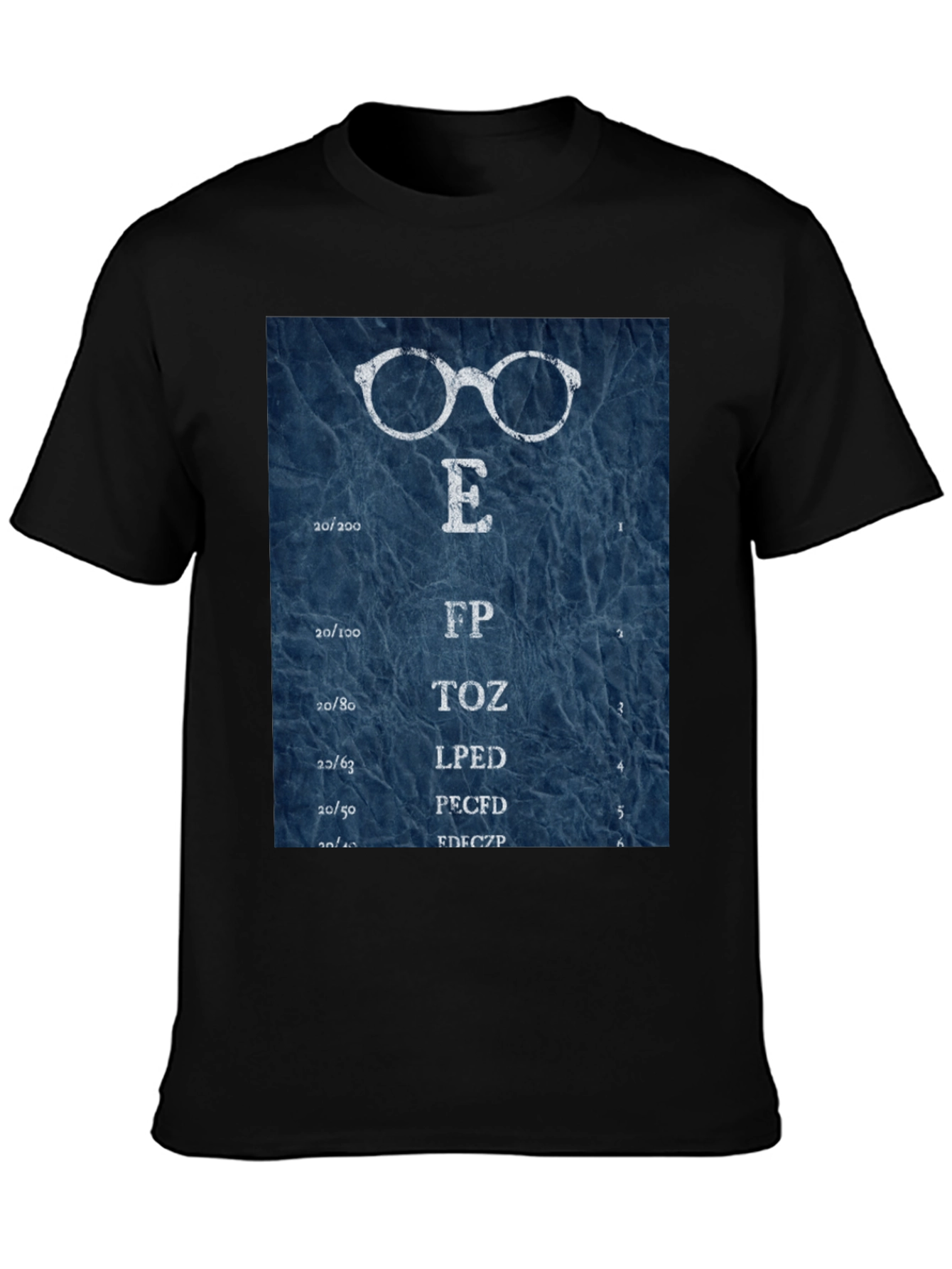 Eye Chart T-Shirt - Vision Test Novelty Tee