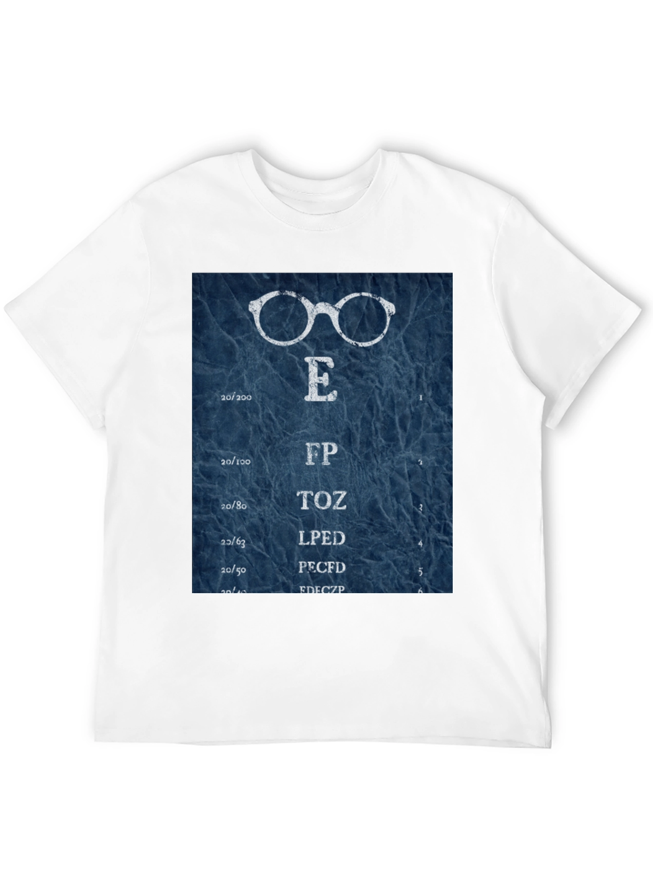 Eye Chart T-Shirt - Vision Test Novelty Tee