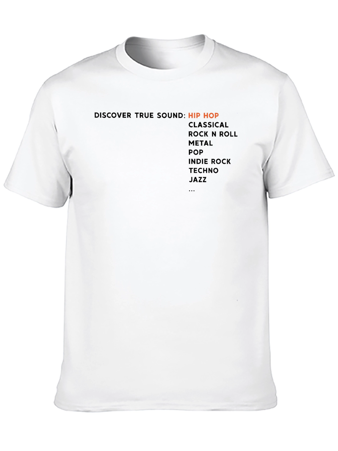 Discover True Sound Music Genre T-Shirt