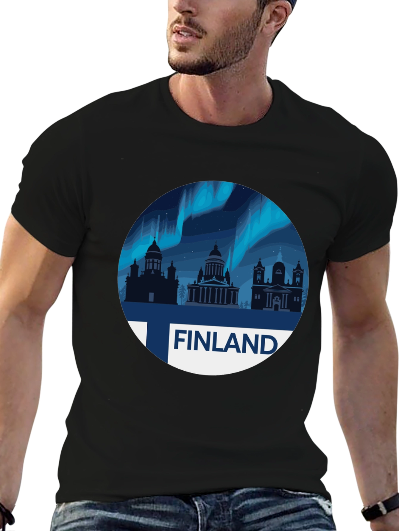 Finland Aurora Borealis T-Shirt