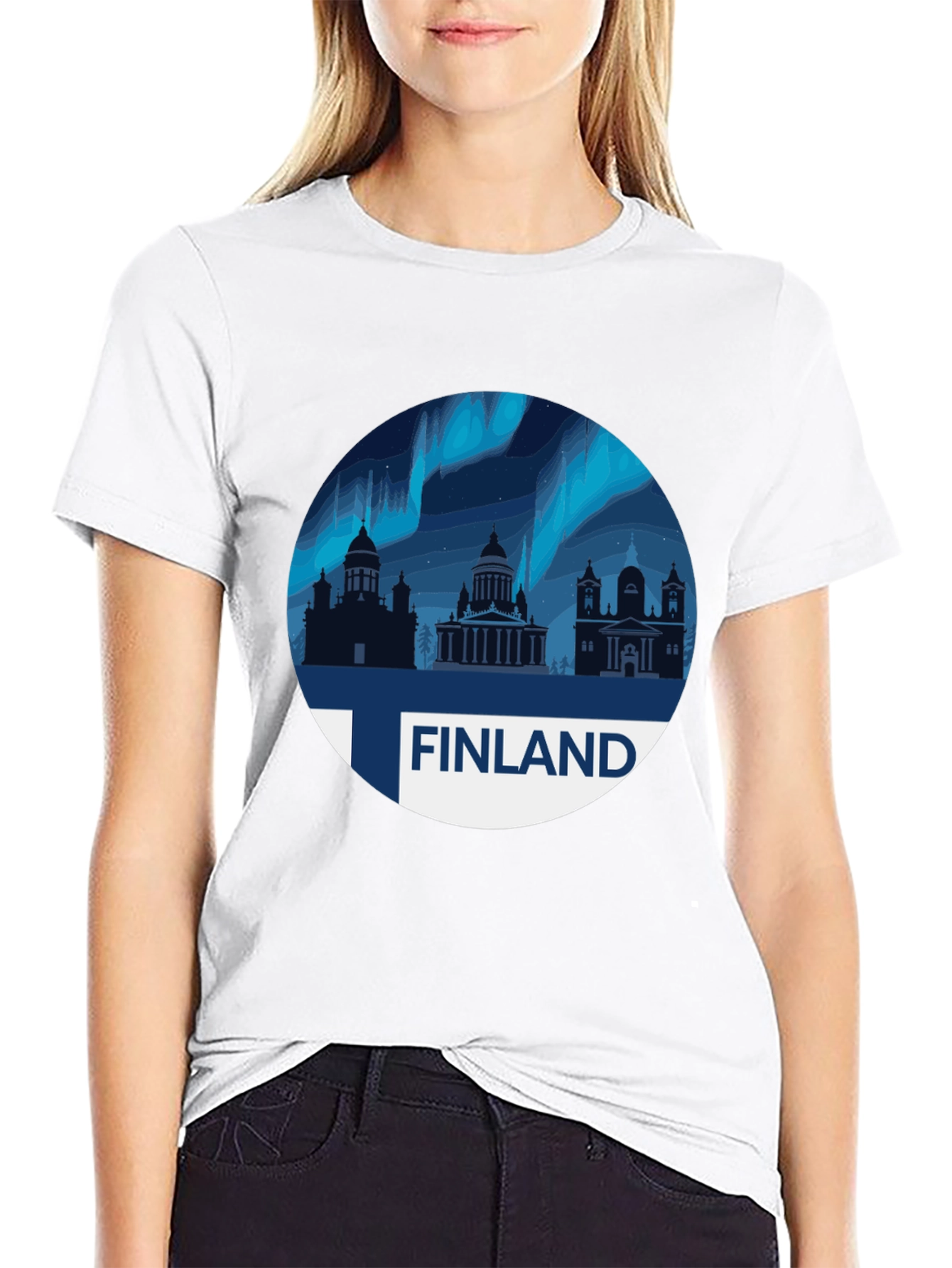 Finland Aurora Borealis T-Shirt