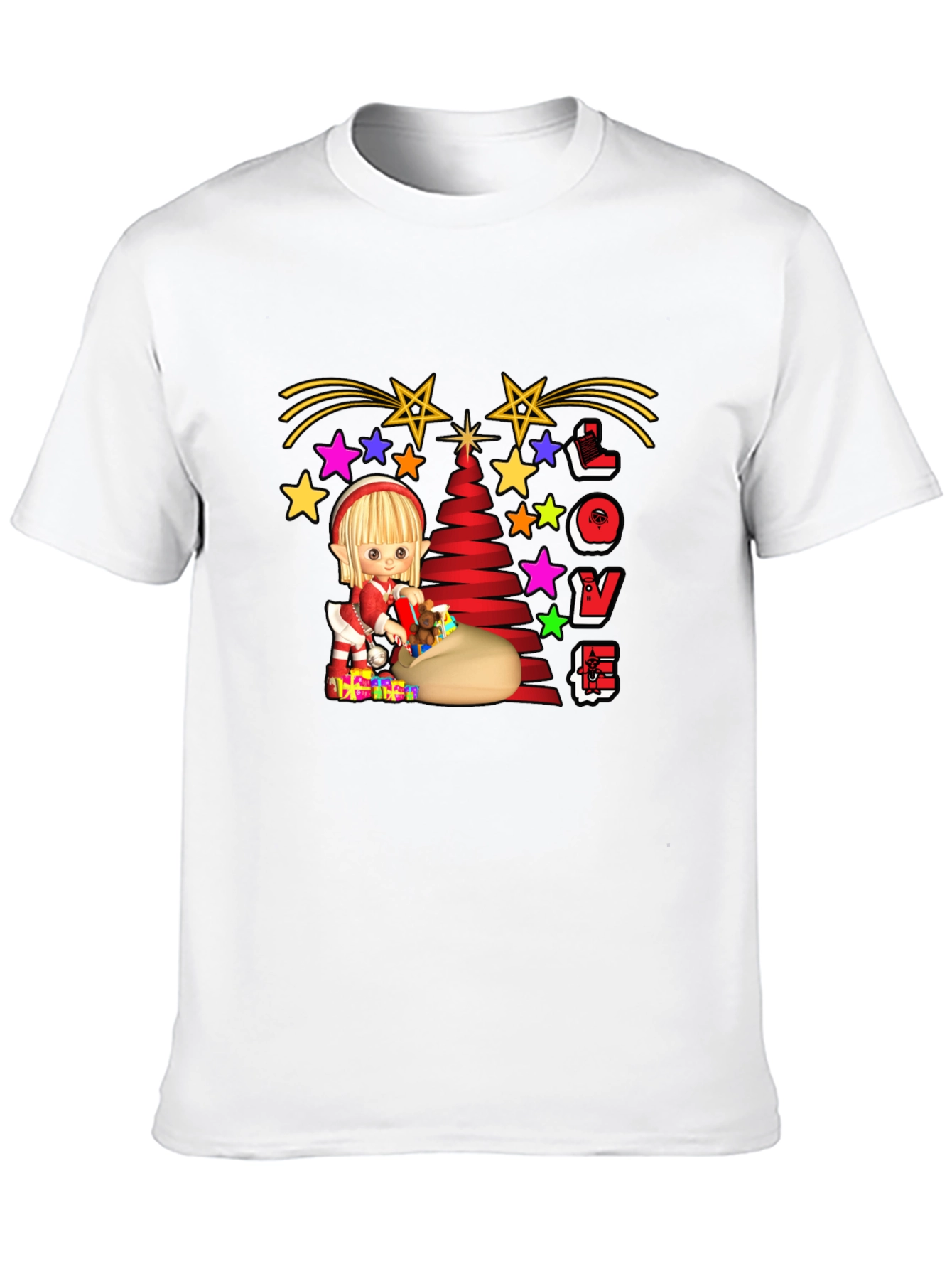 Festive Elf Christmas T-Shirt