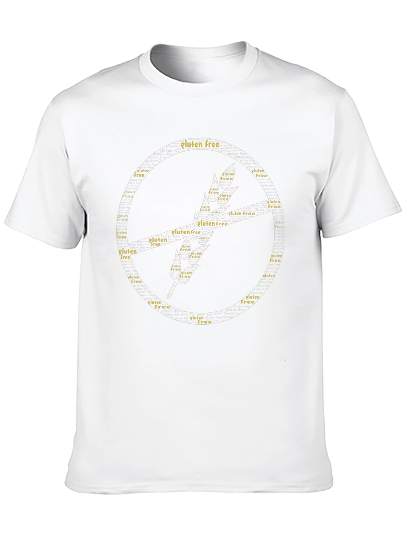 Gluten Free Word Art T-Shirt