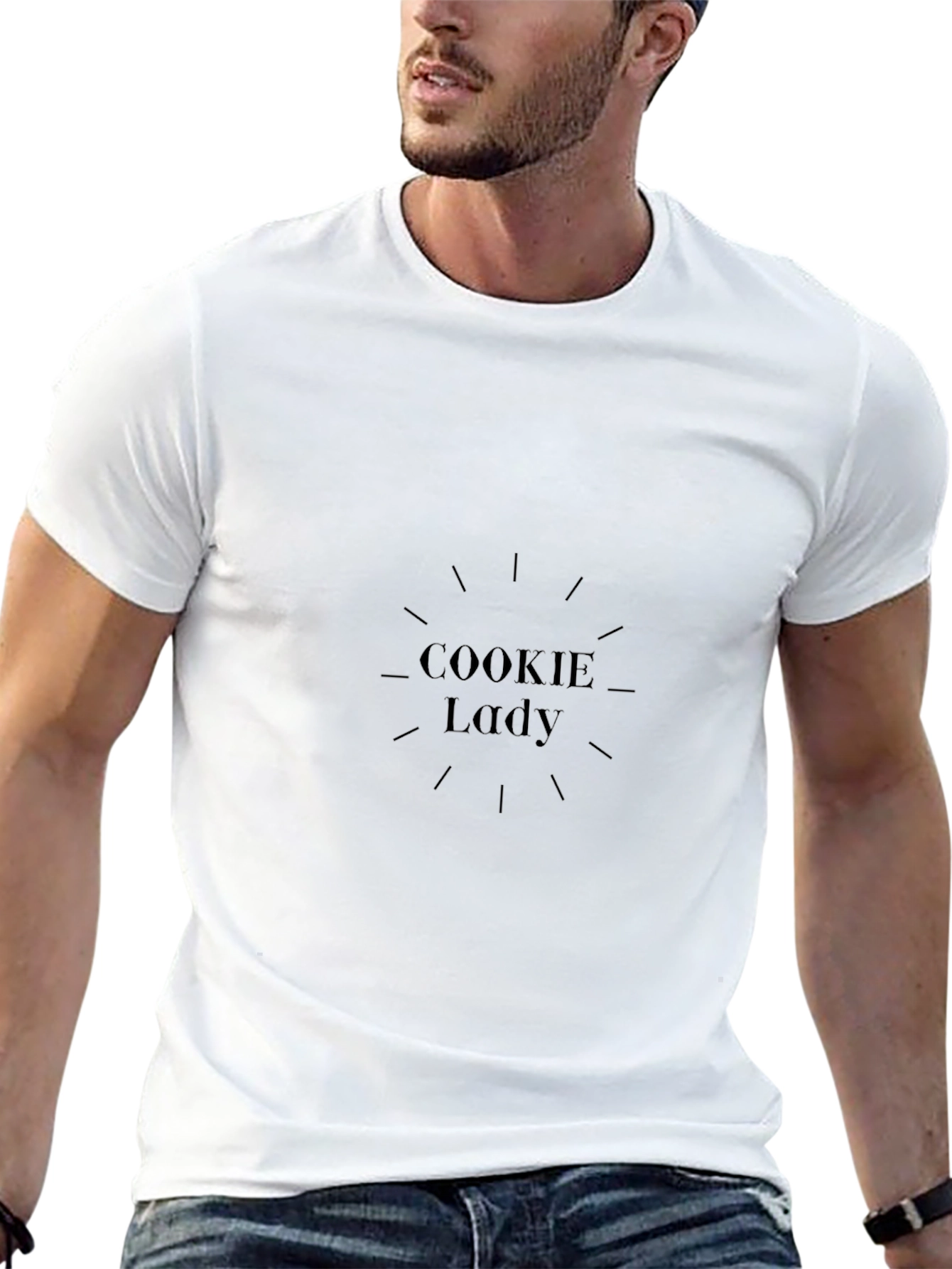 Cookie Lady T-Shirt - Black Unisex Tee