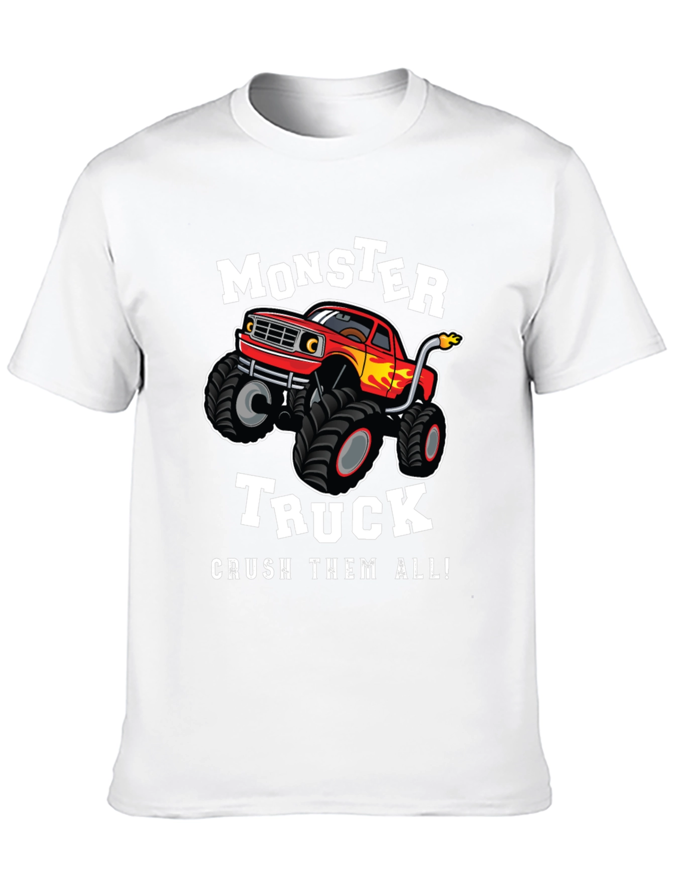 Monster Truck Graphic Tee - Crush Them All!