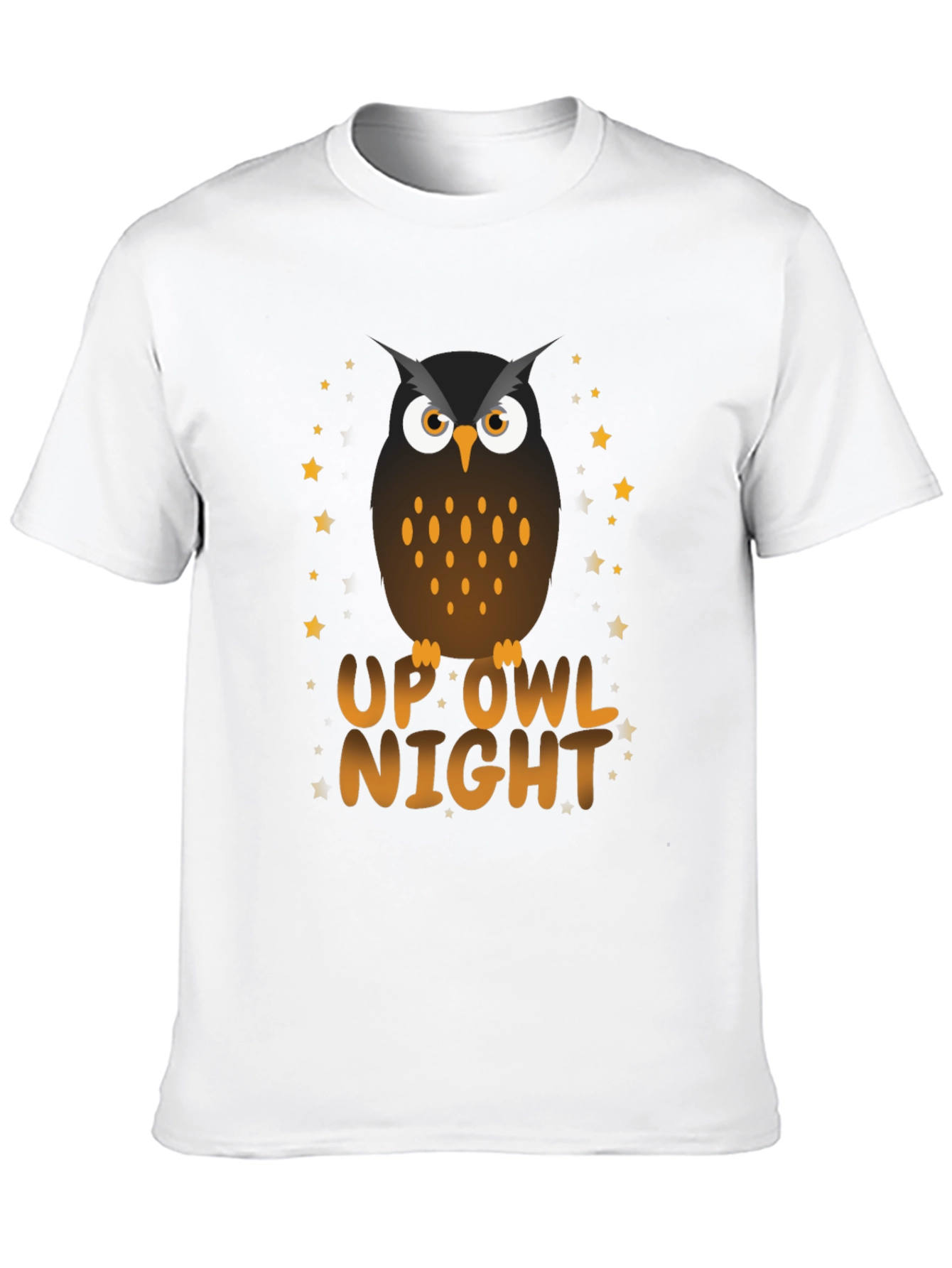 Up Owl Night T-Shirt - Unique Owl Design Tee