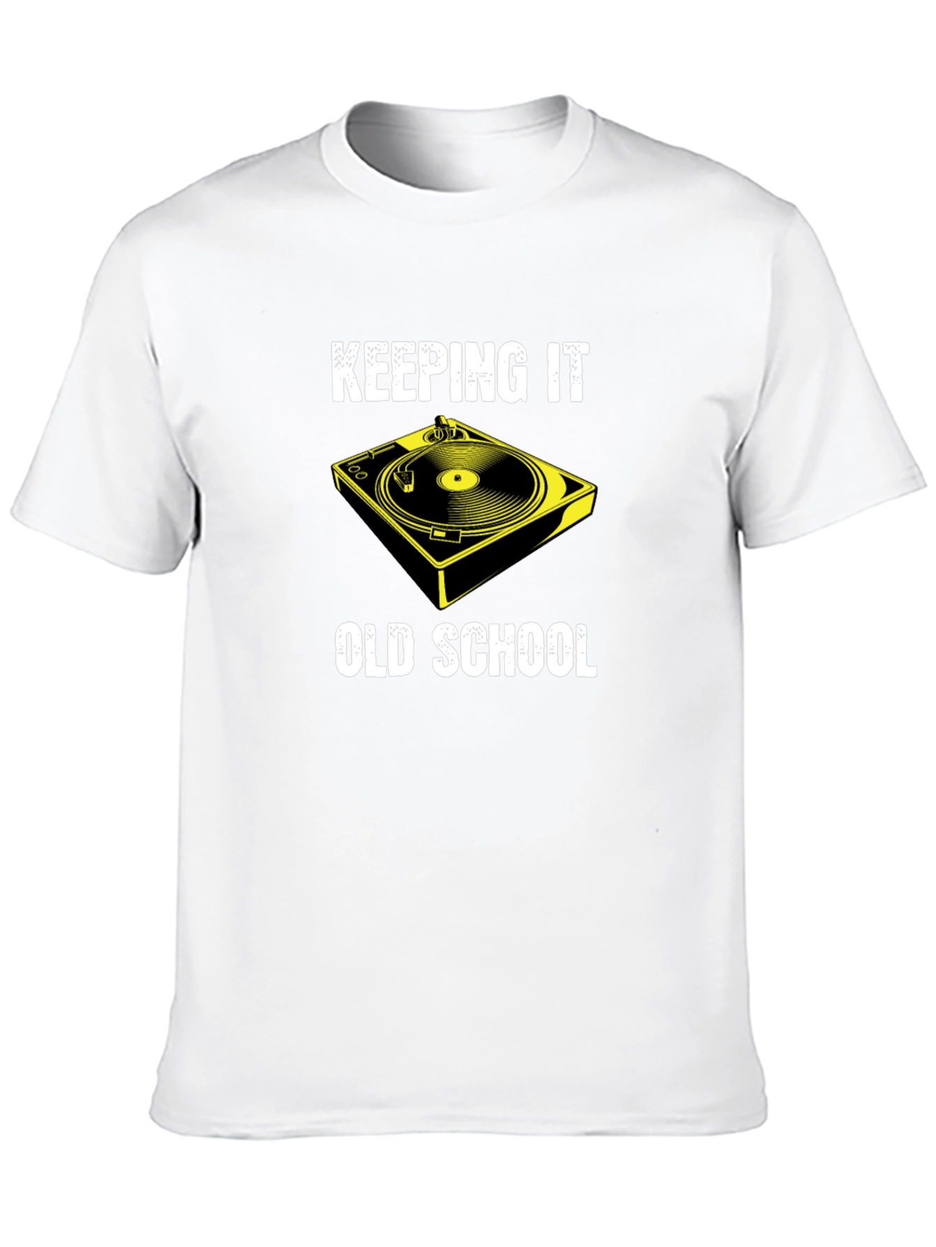 Keeping It Old School DJ Turntable T-Shirt