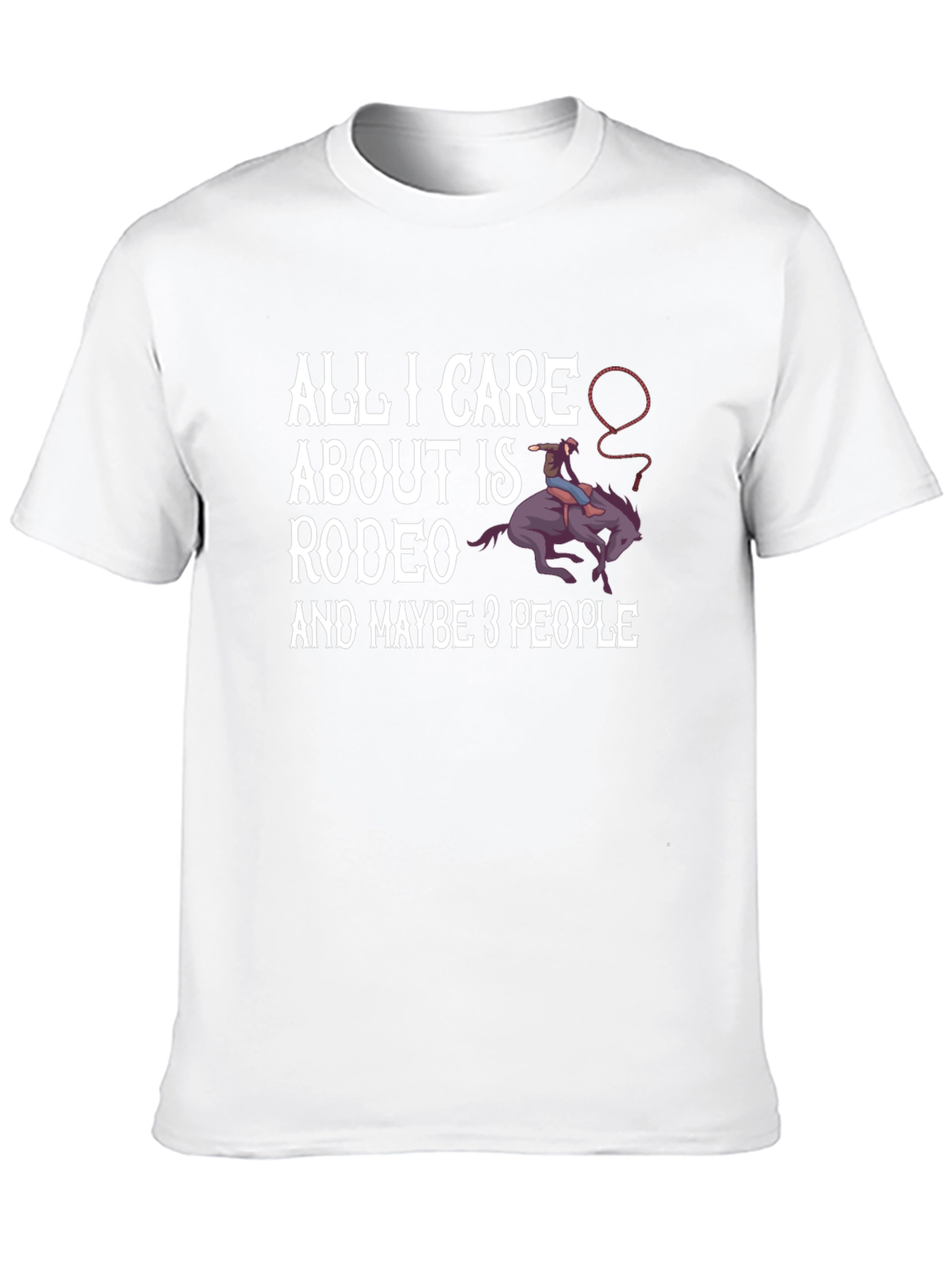 Rodeo & 3 People Graphic T-Shirt