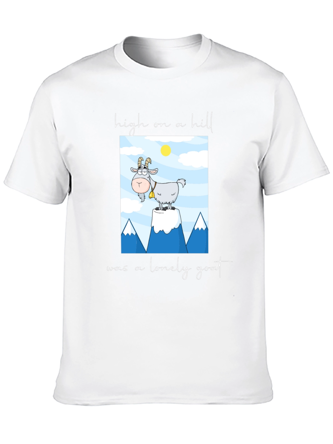 High on a Hill Lonely Goat Graphic Tee