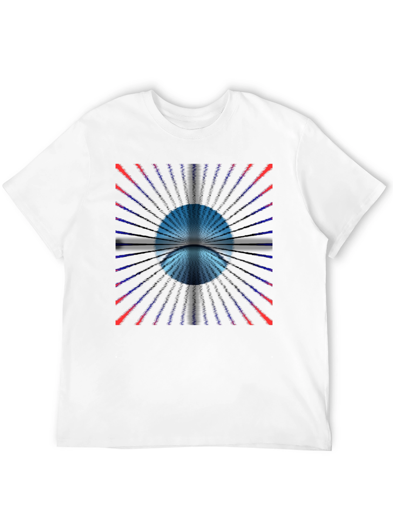 Abstract Portal Black T-Shirt