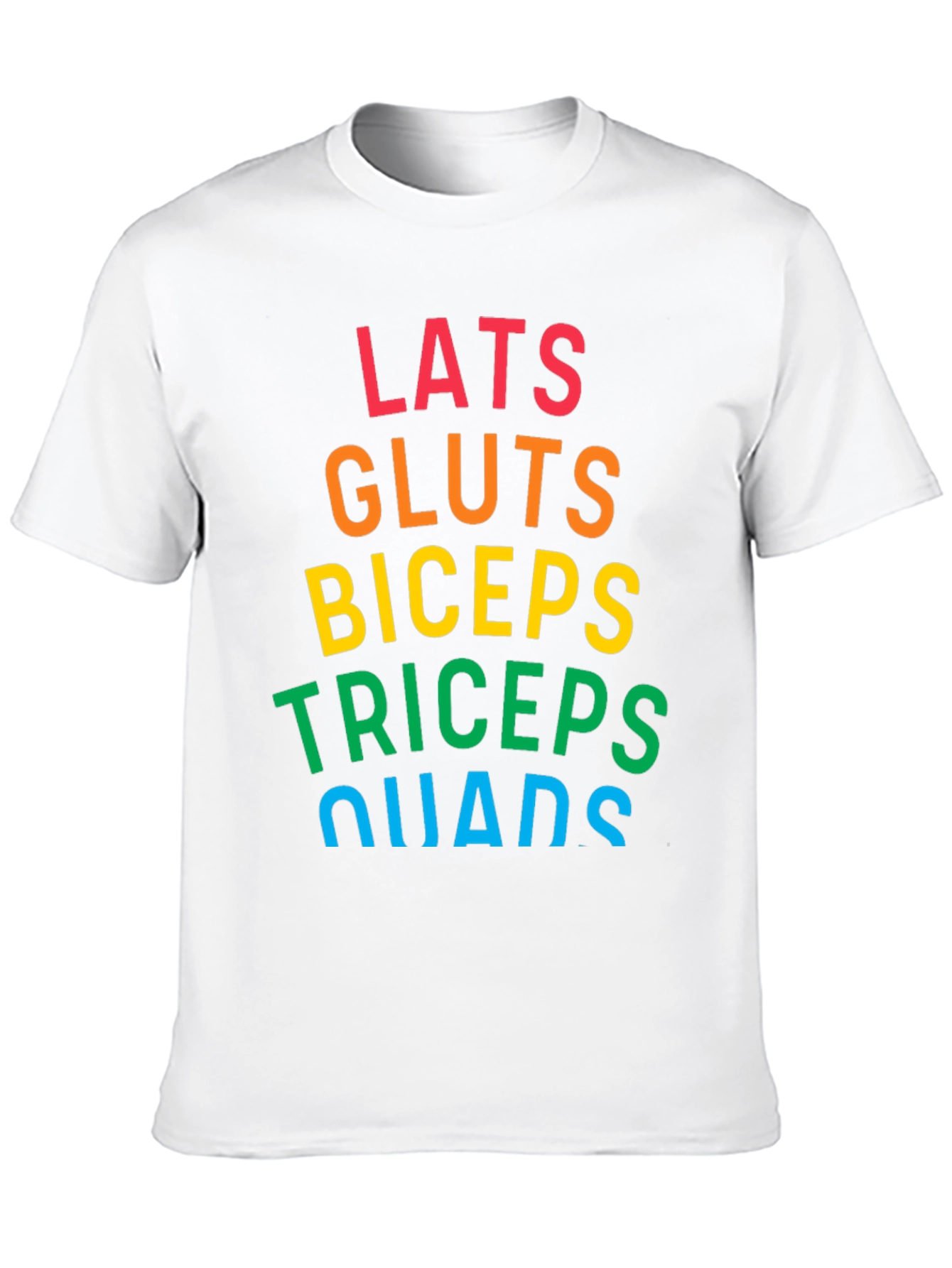Muscle Group Rainbow T-Shirt - Gym Workout Apparel