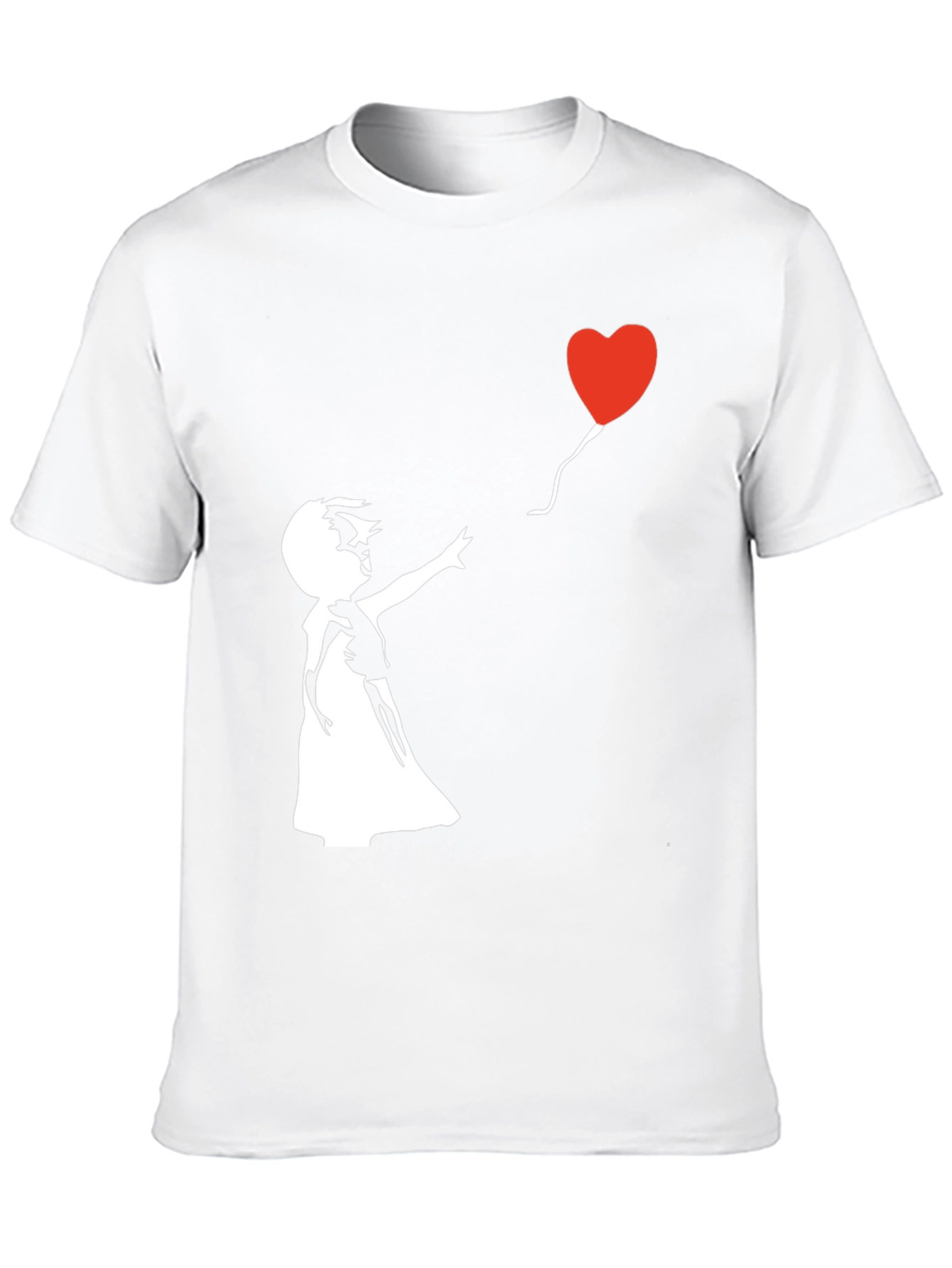 Heart Balloon Graphic Tee - Stylish Streetwear