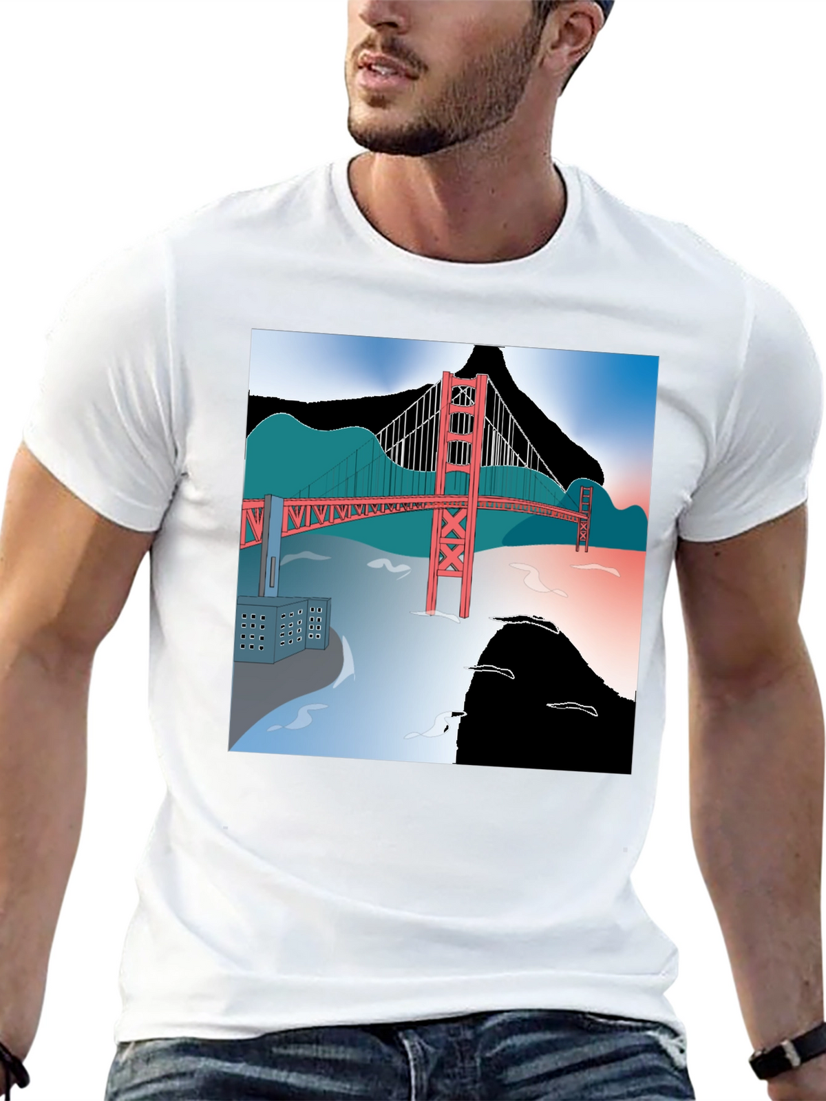 Golden Gate Bridge Graphic Tee
