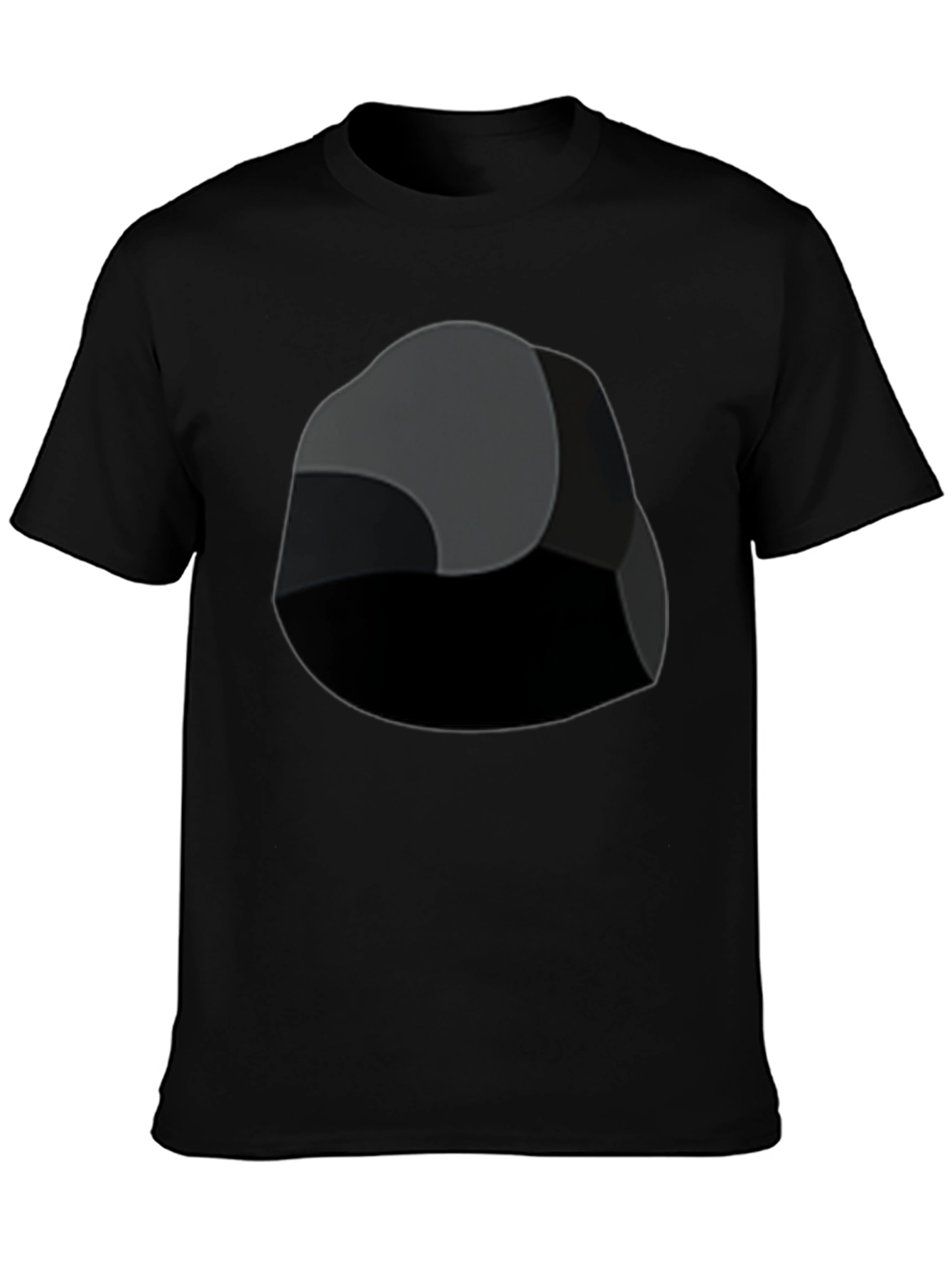 Abstract Rock Graphic Black T-Shirt
