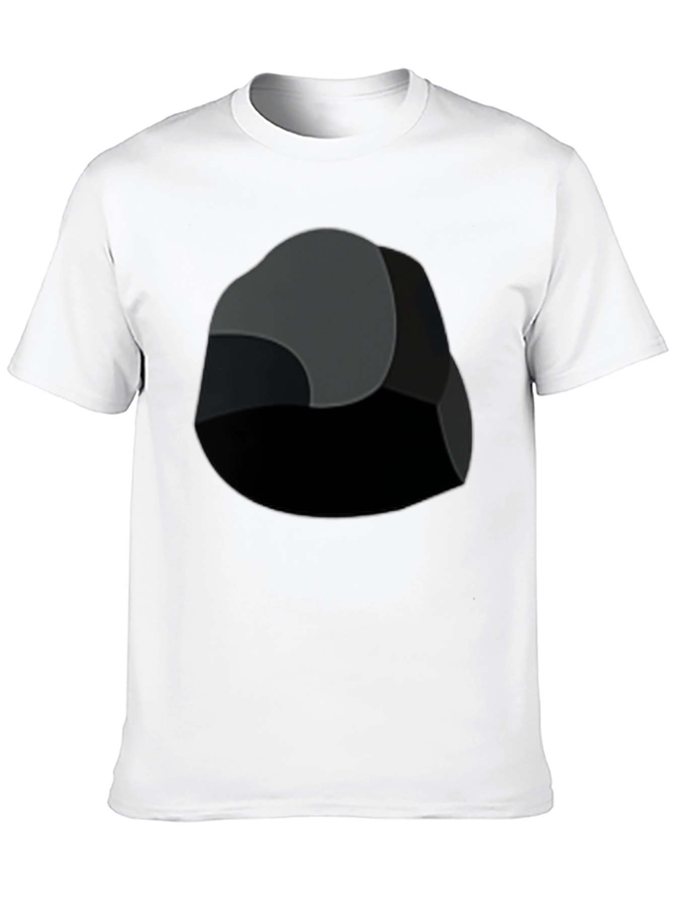 Abstract Rock Graphic Black T-Shirt