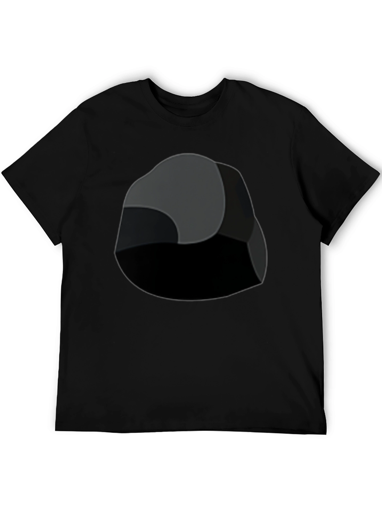 Abstract Rock Graphic Black T-Shirt