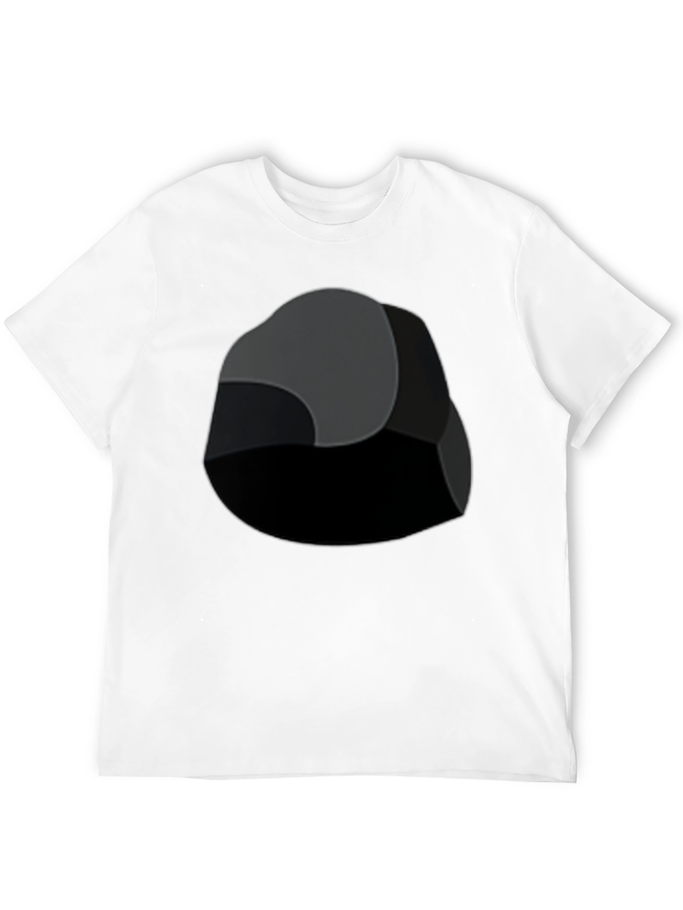 Abstract Rock Graphic Black T-Shirt