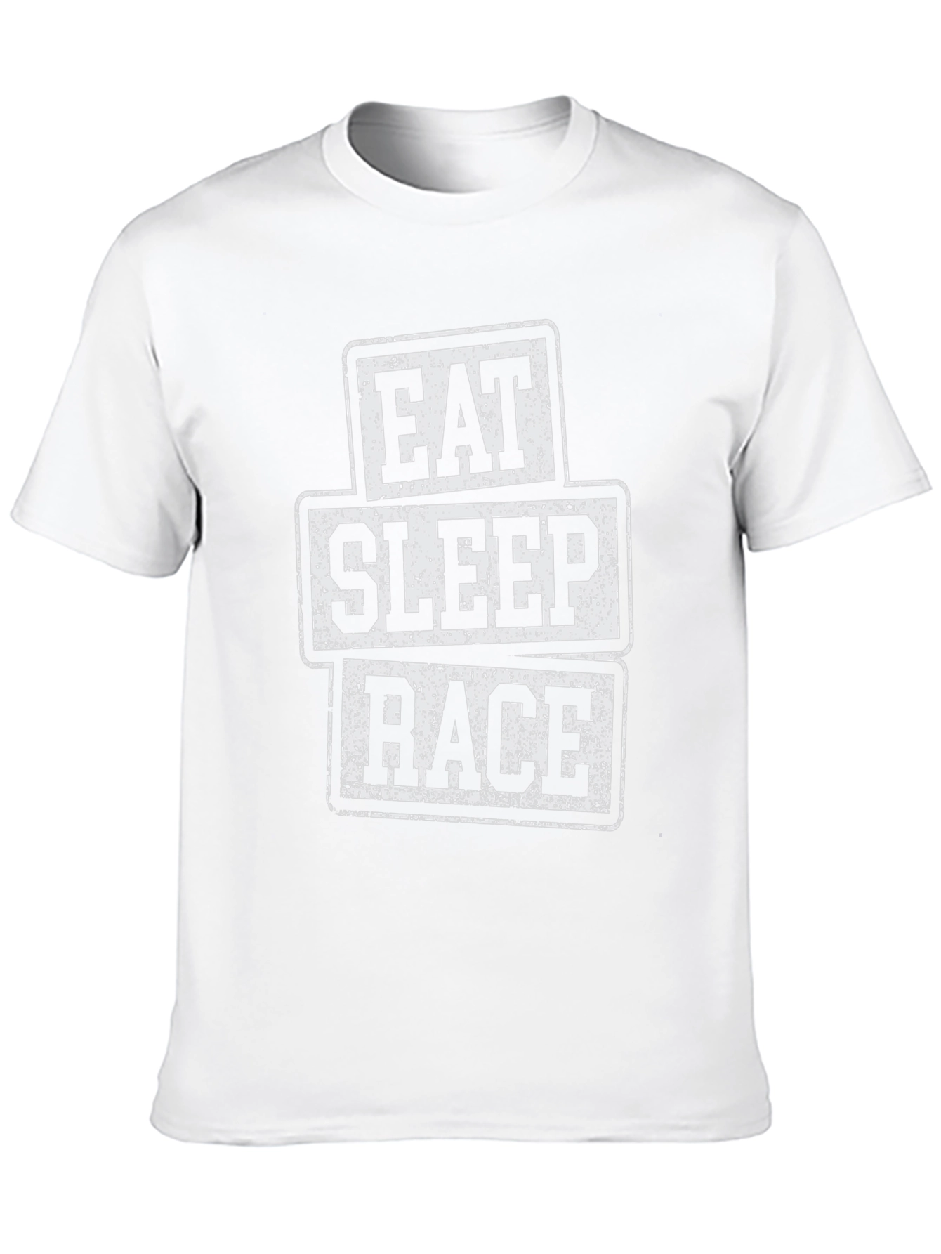 Eat Sleep Race Black Graphic T-Shirt