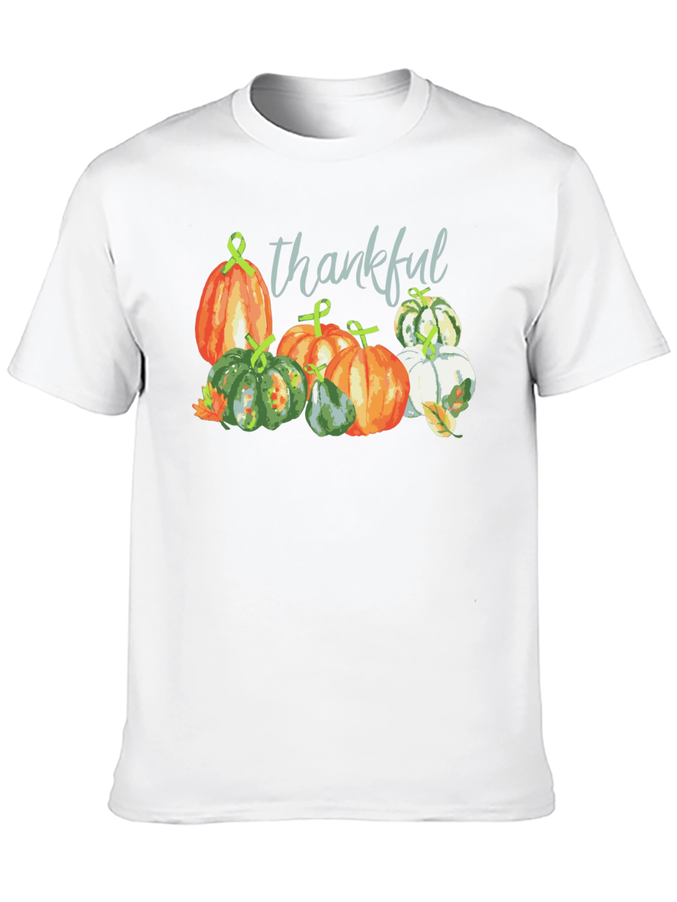 Thankful Pumpkin Patch Black T-Shirt Fall Season Tee