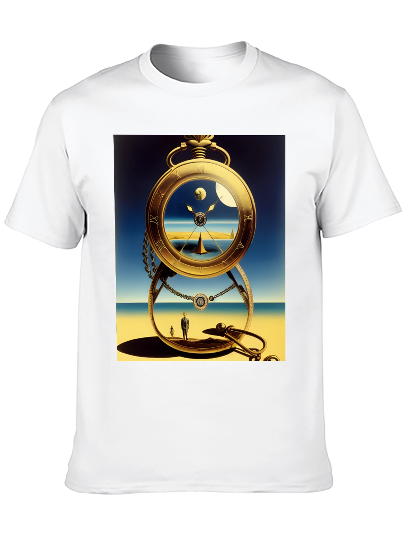 Surreal Pocket Watch Graphic Tee