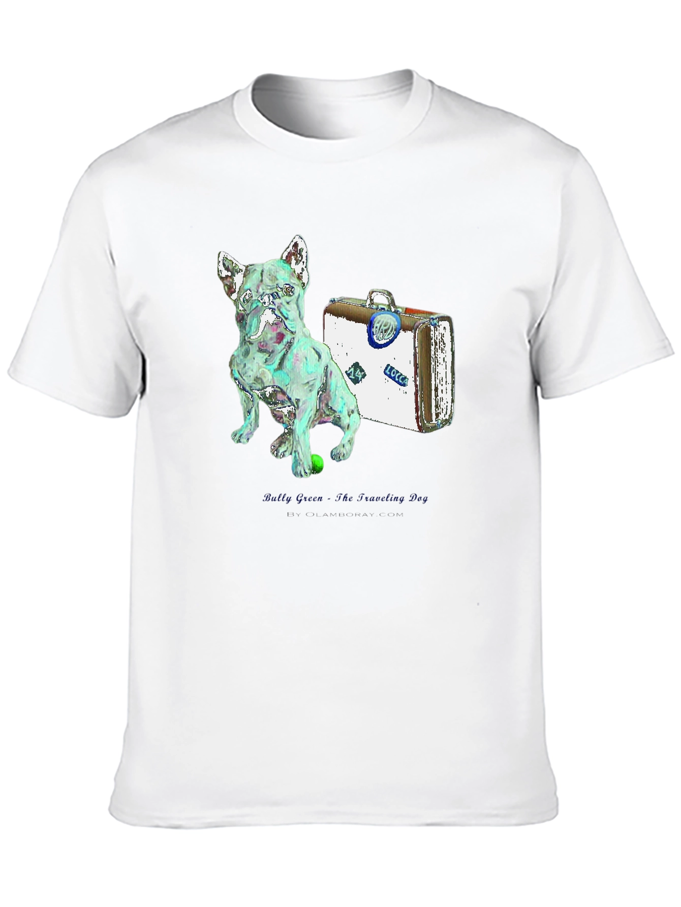 Dog & Suitcase Graphic Tee - Unique Stylish Design