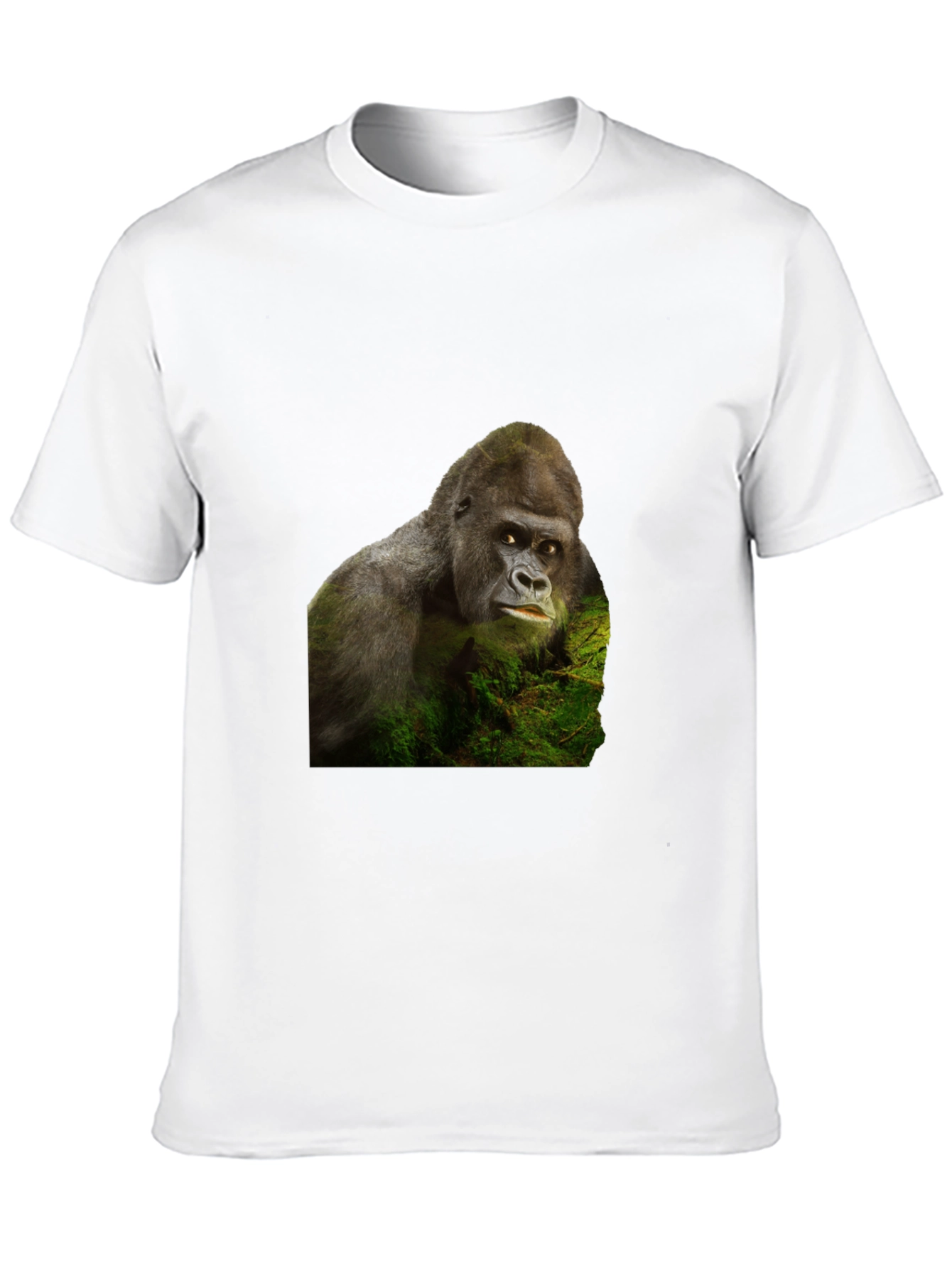 Gorilla Graphic T-Shirt - Black Crew Neck Tee
