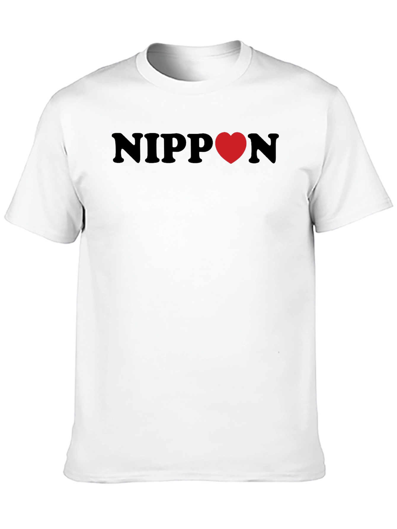 Nippon Heart Graphic Tee - Soft Cotton Blend T-Shirt