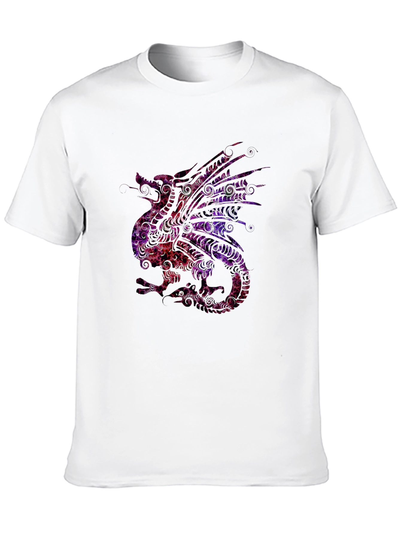 Dragon Graphic Tee - Stylish Mens Black T-Shirt