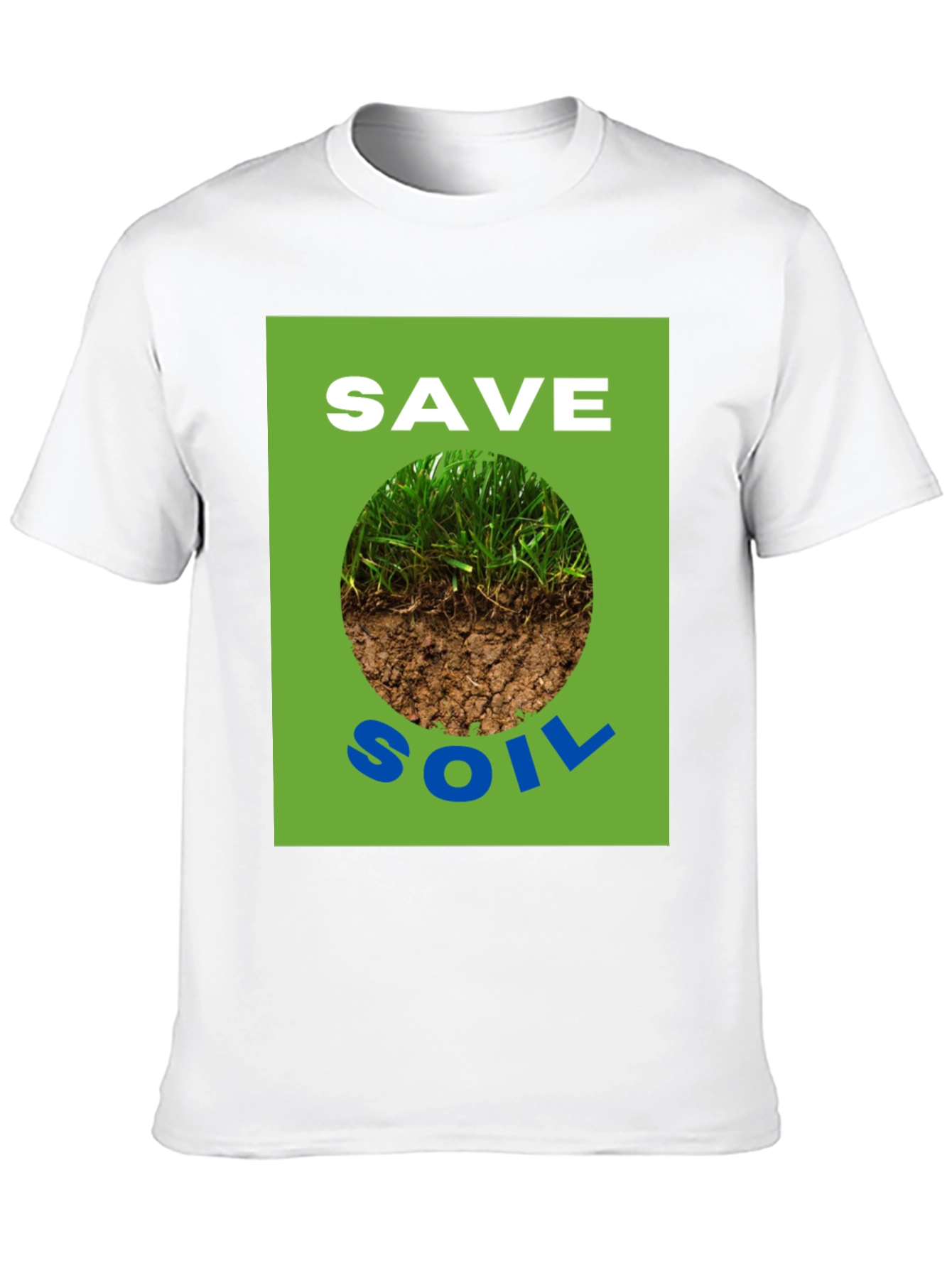 Save Soil Graphic Tee - Earth Awareness T-Shirt