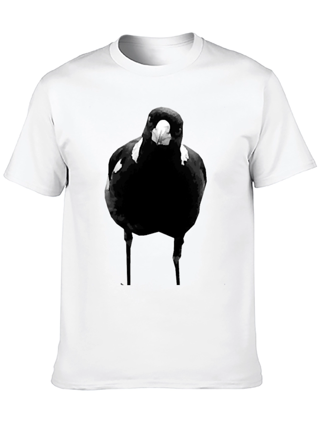 Black Bird Graphic Tee - Mens Casual T-Shirt