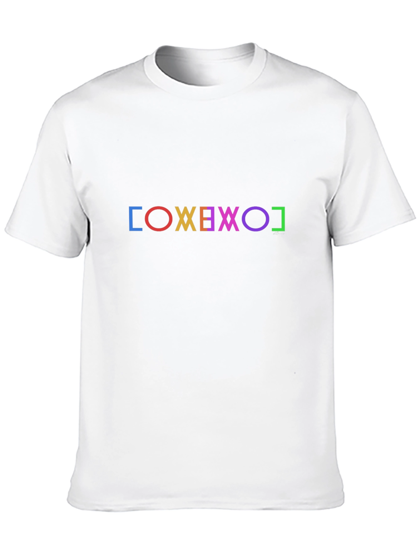 Geometric Symbol T-Shirt - Black
