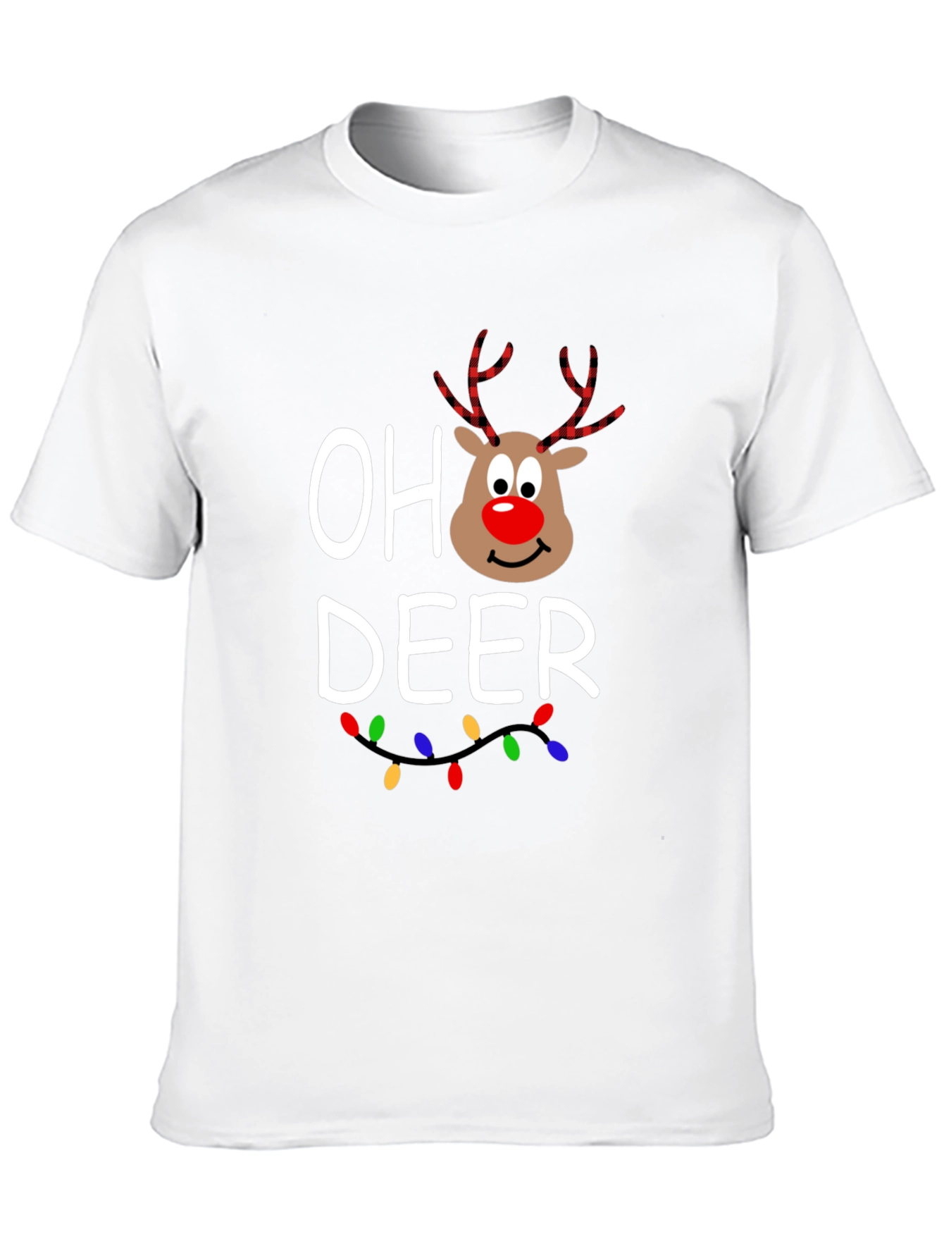 Oh Deer Christmas T-Shirt - Holiday Festive Top
