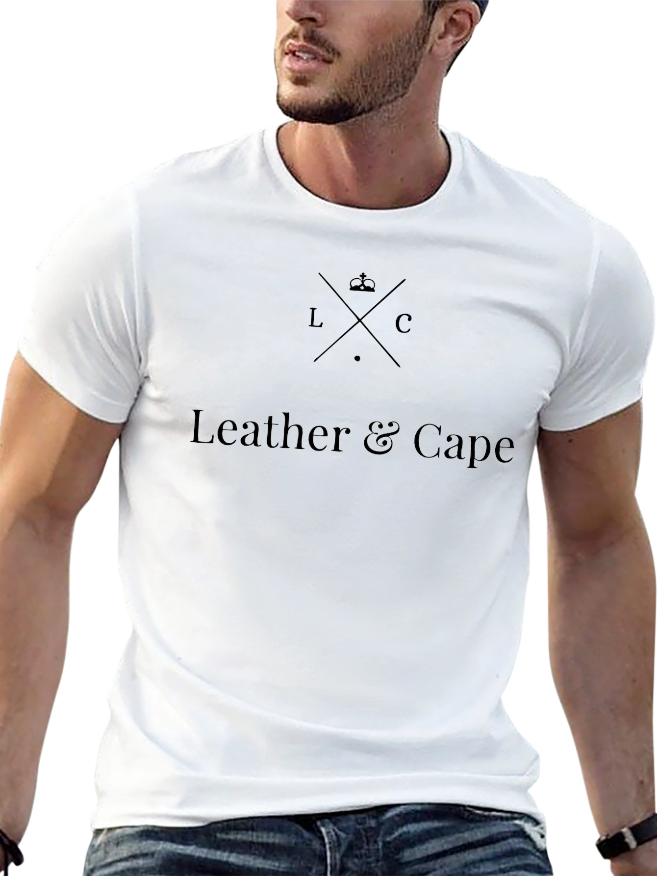 Leather & Cape Graphic Tee