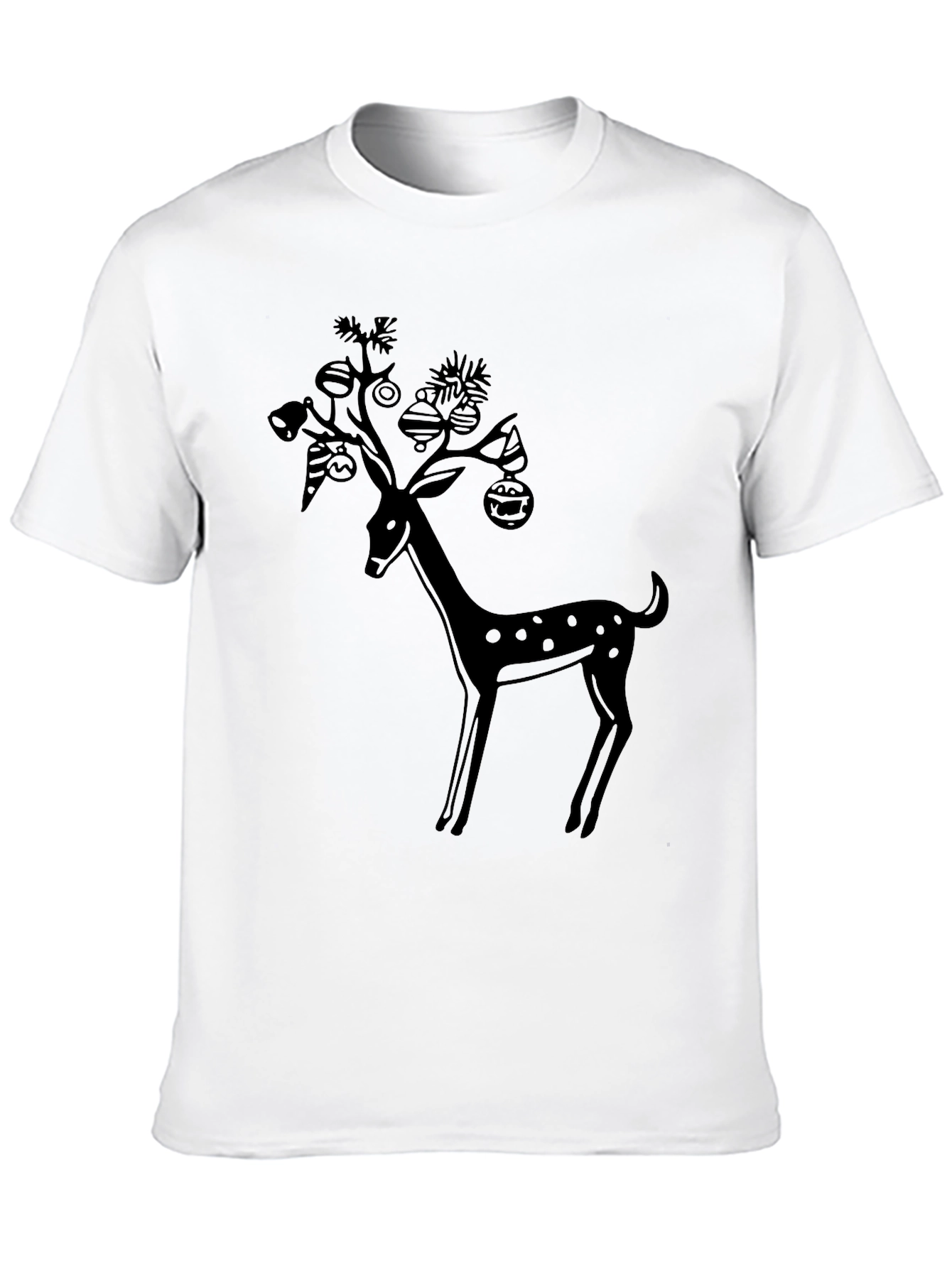 Holiday Deer T-Shirt - Festive Graphic Tee