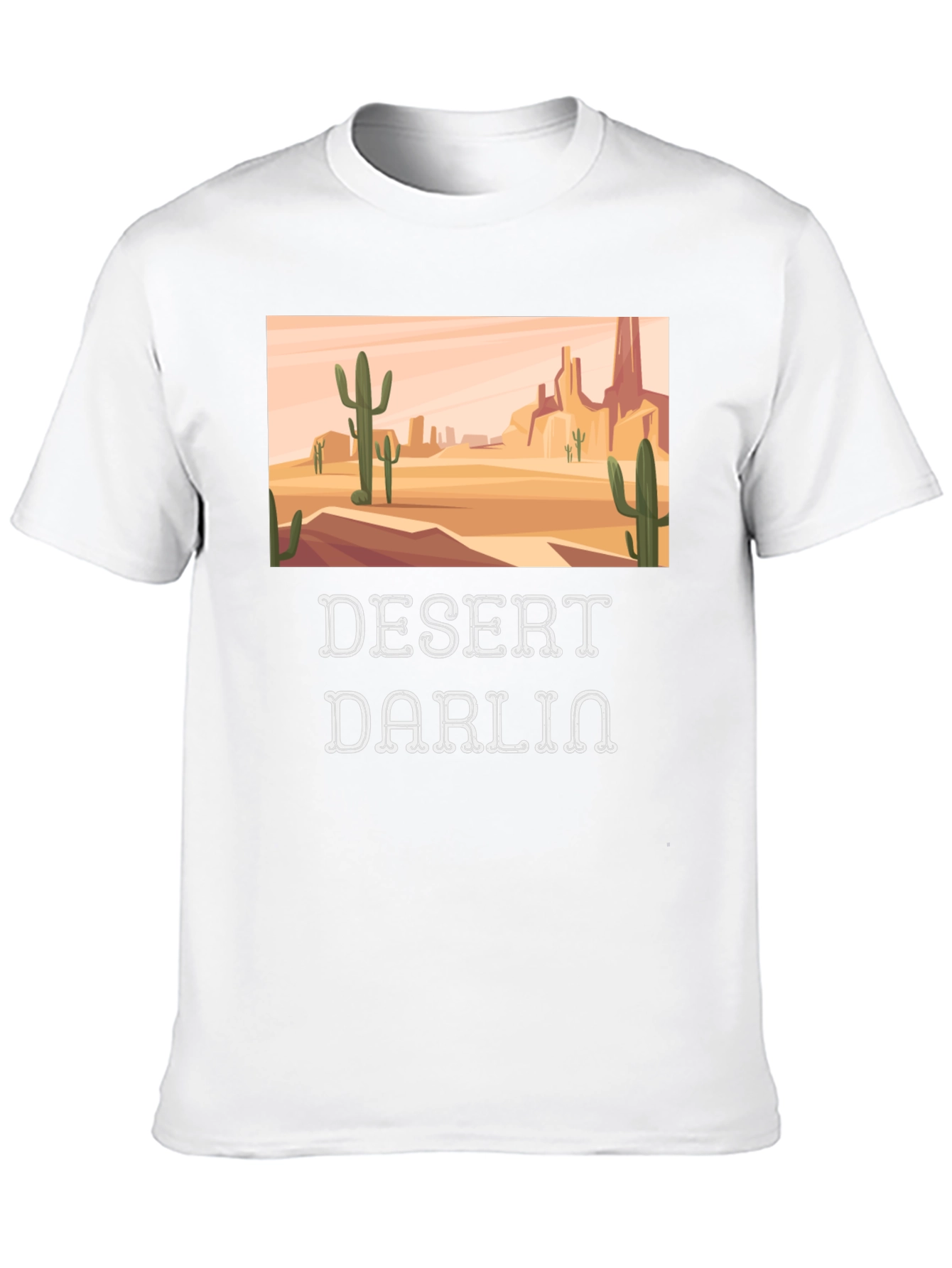 Desert Darlin T-Shirt - Western Cactus Tee