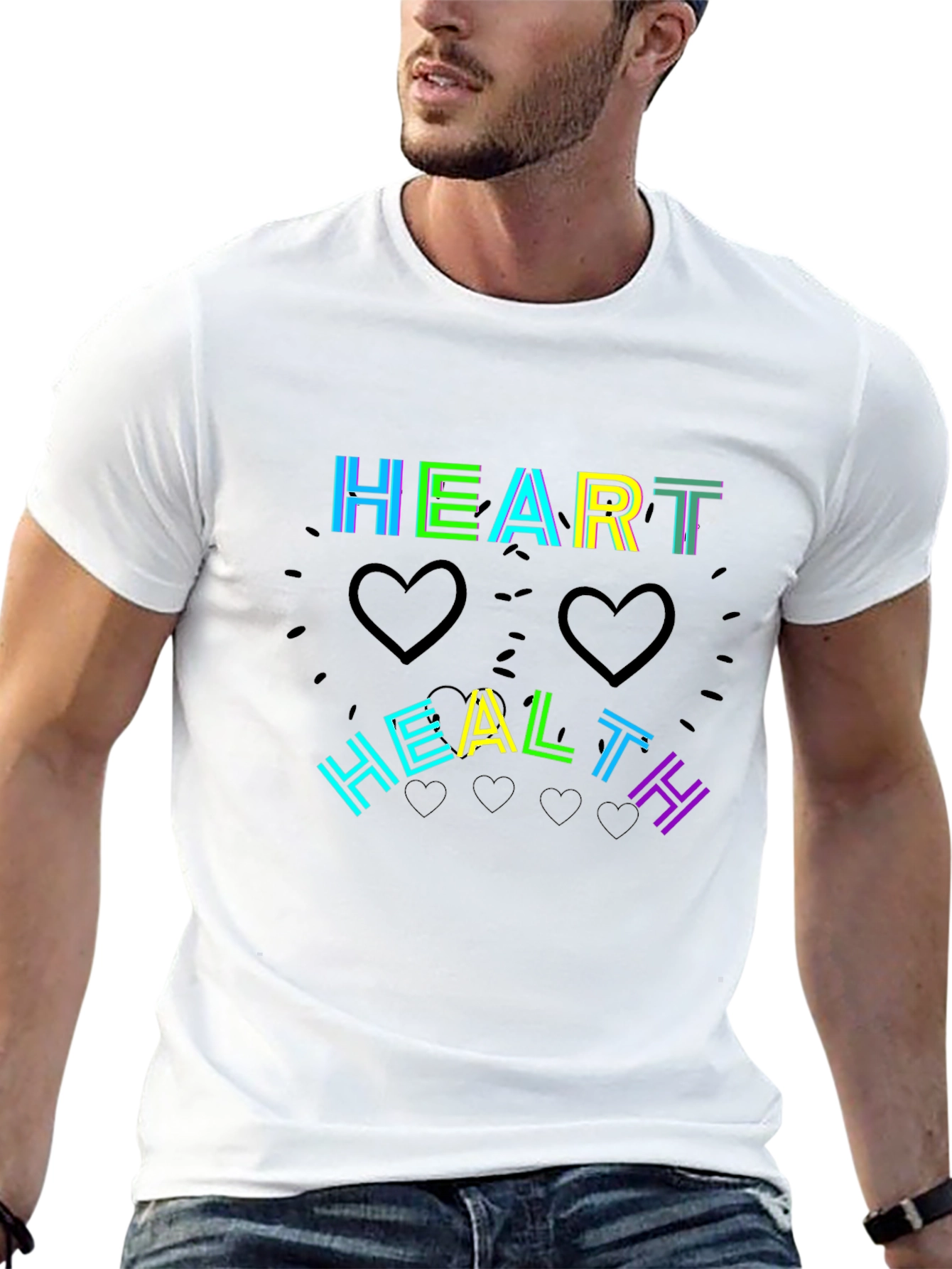 Heart Health T-Shirt - Black