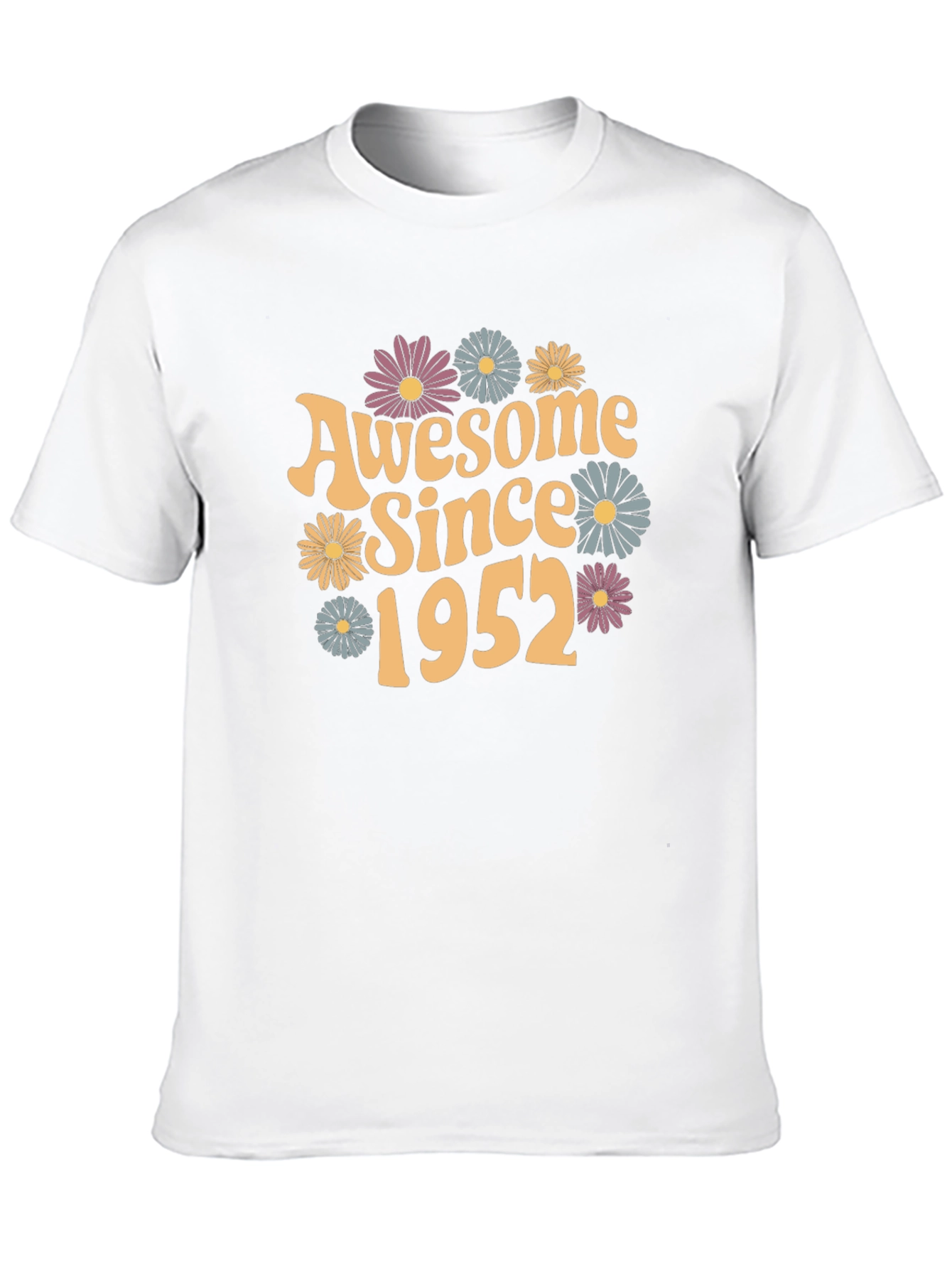 Awesome Since 1952 Floral T-Shirt