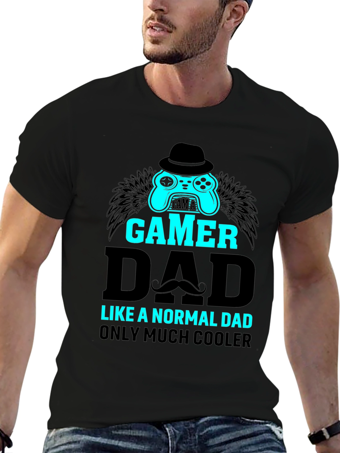 Gamer Dad T-Shirt - Cool Fathers Day Gift