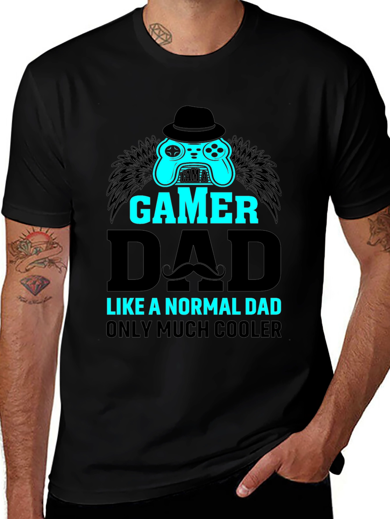 Gamer Dad T-Shirt - Cool Fathers Day Gift
